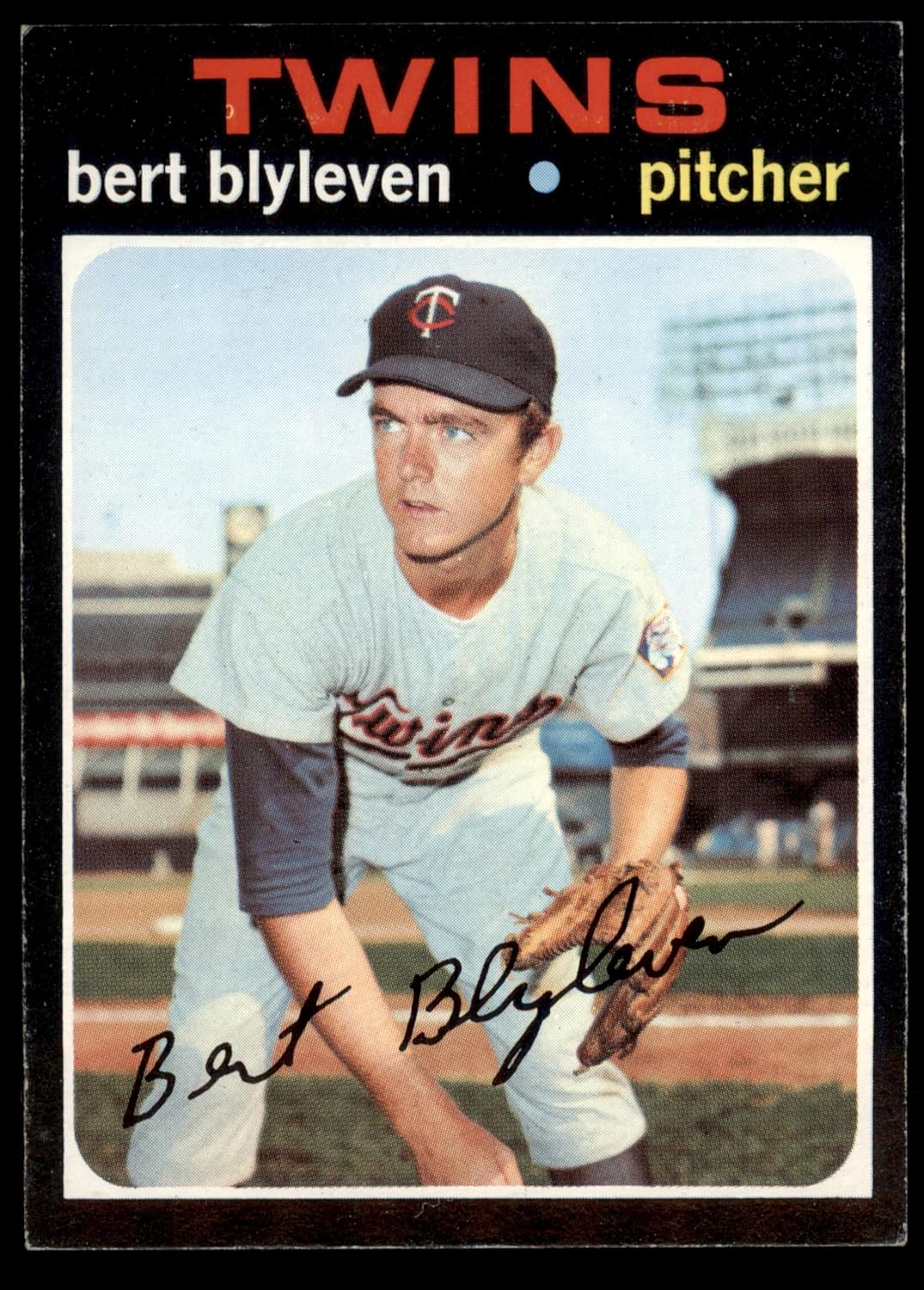 1971 Topps #26 Bert Blyleven Minnesota Twins (Baseball Card) EX Twins