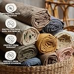 Couverture de siège de voiture pour bébé Muslin pour garçons et filles – 100% Canapé de siège de voiture en coton biologique avec parfait ajustement pour bébé Carrier - 43 x 31 (Jaune d'automne)