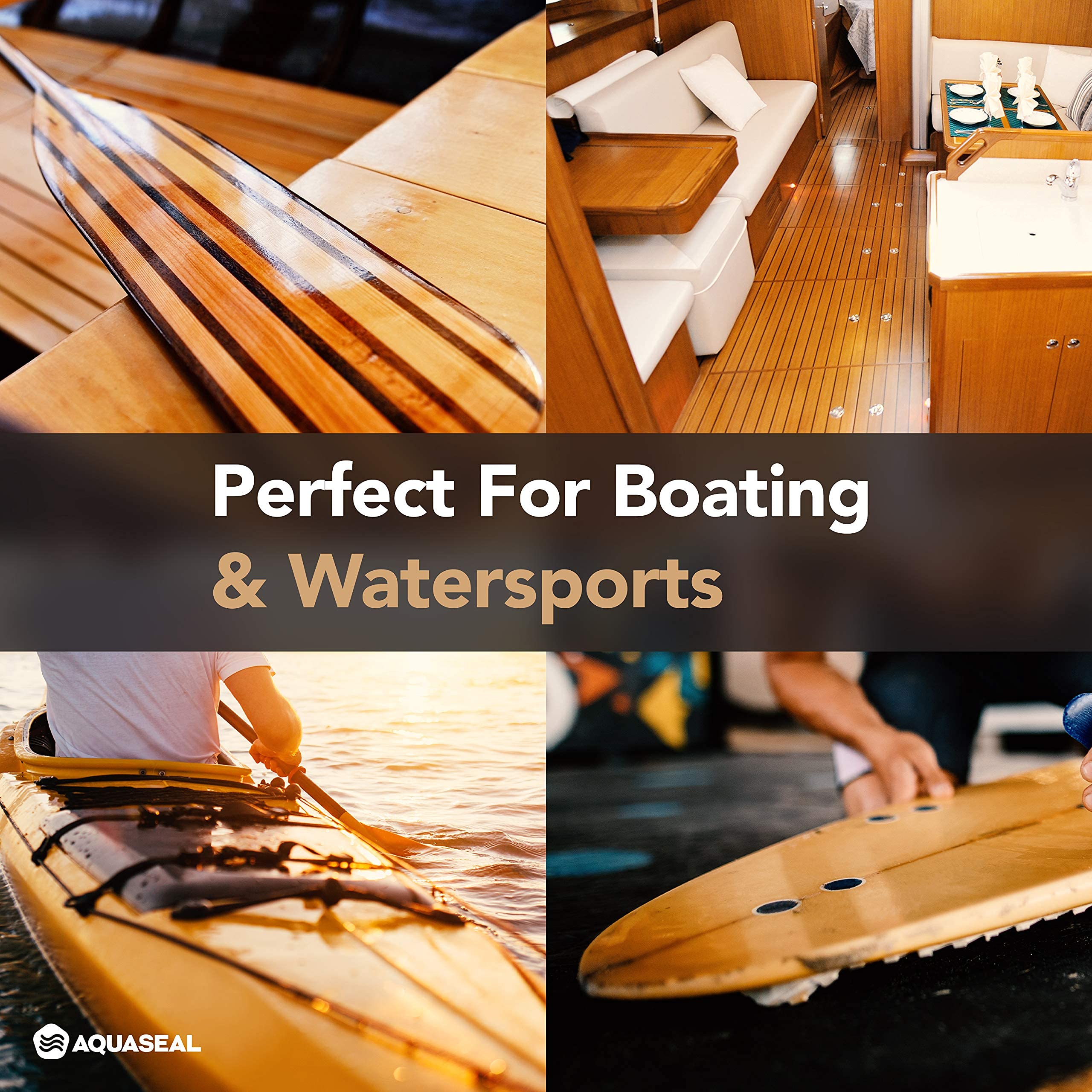 AQUASEAL 64 oz Table Top Epoxy Resin Kit Fast Curing Clear Epoxy