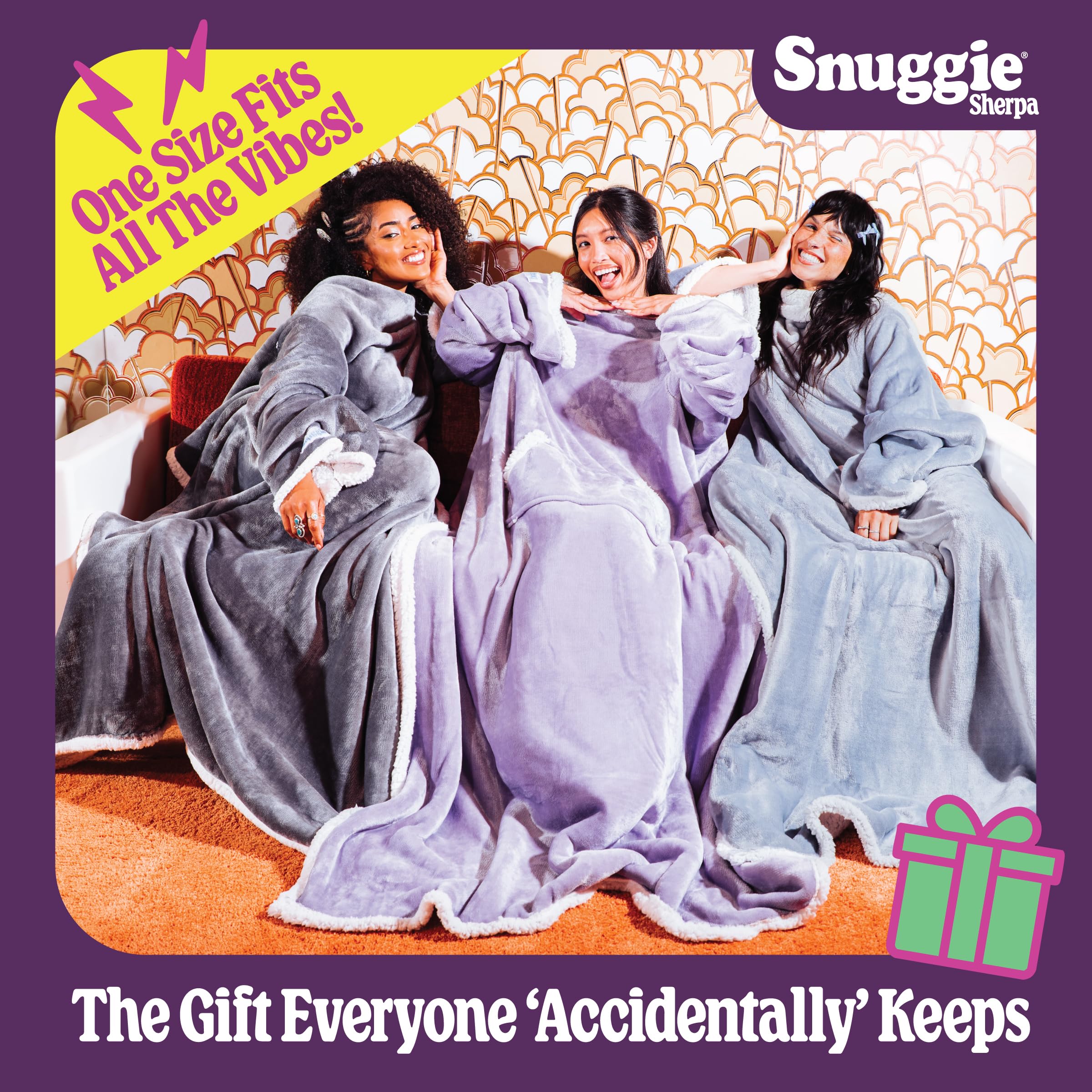 Snuggie Sherpa - het origineel zoals te zien op tv draagbare