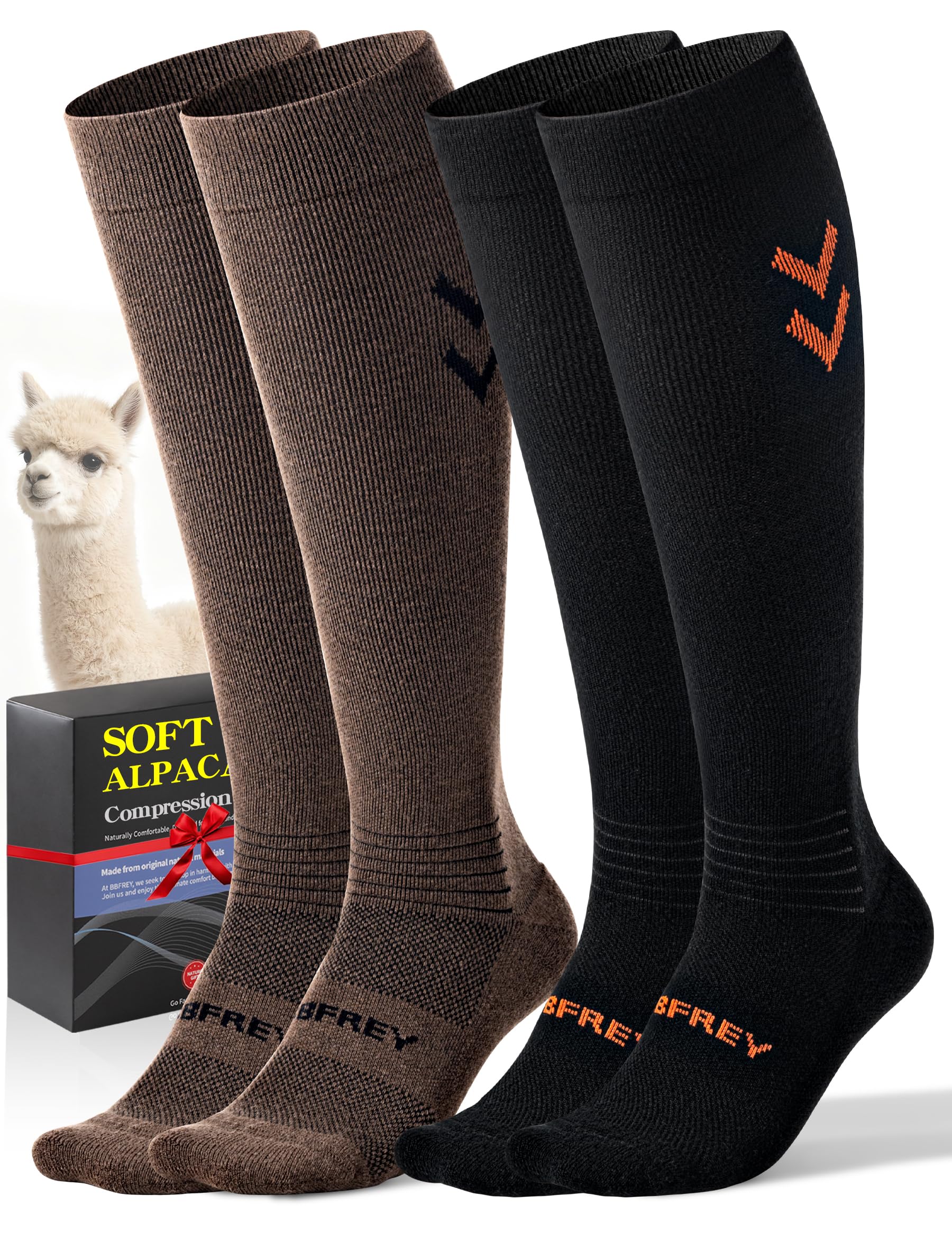 Soft Alpaca Compression Socks 18-25 mmHg