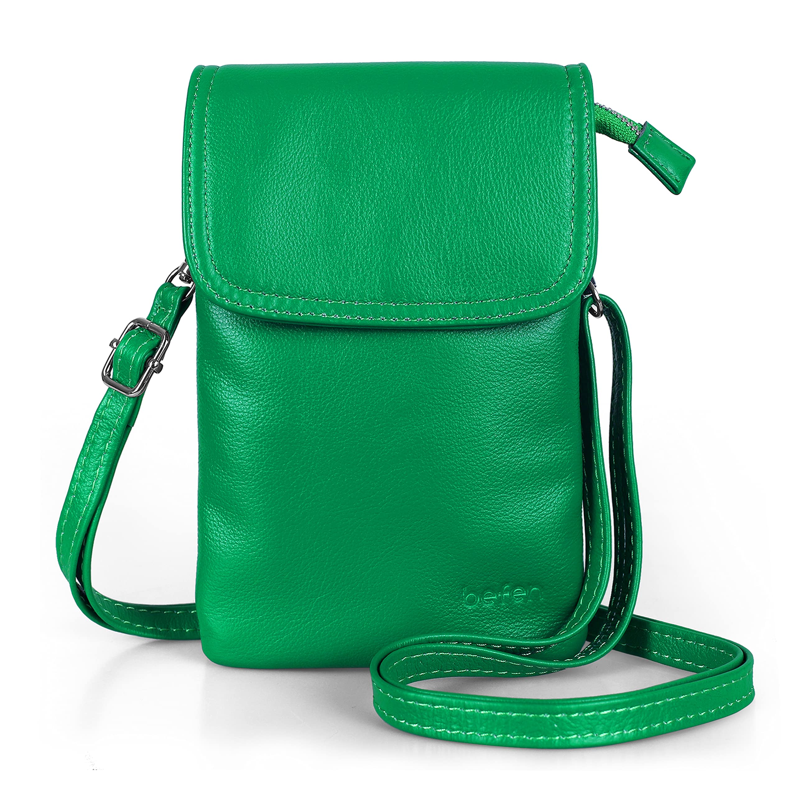 befen Genuine Leather Small Crossbody Bags for Women Cell Phone Travel Bag