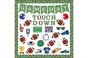 Football Backdrop Party Pack Wall Decorations