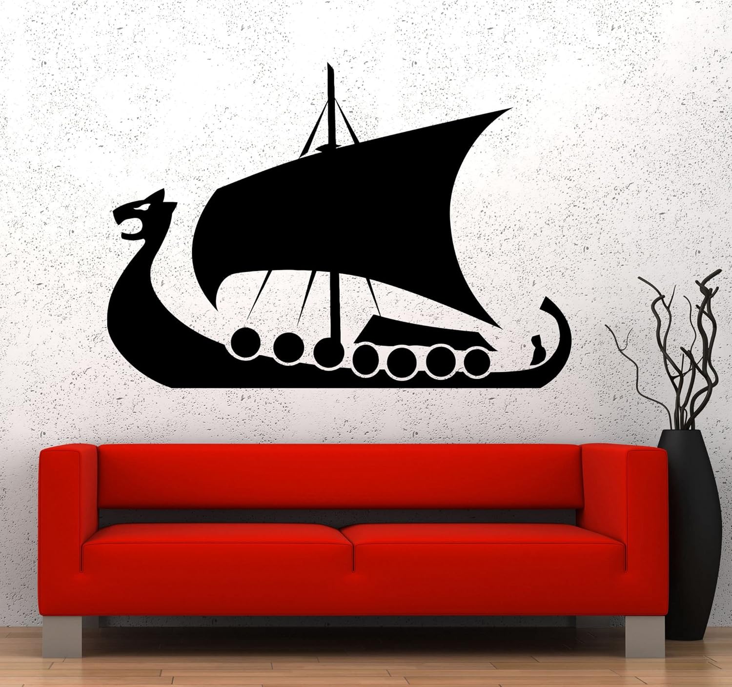 Viking ship wall decal Tools & Home Improvement