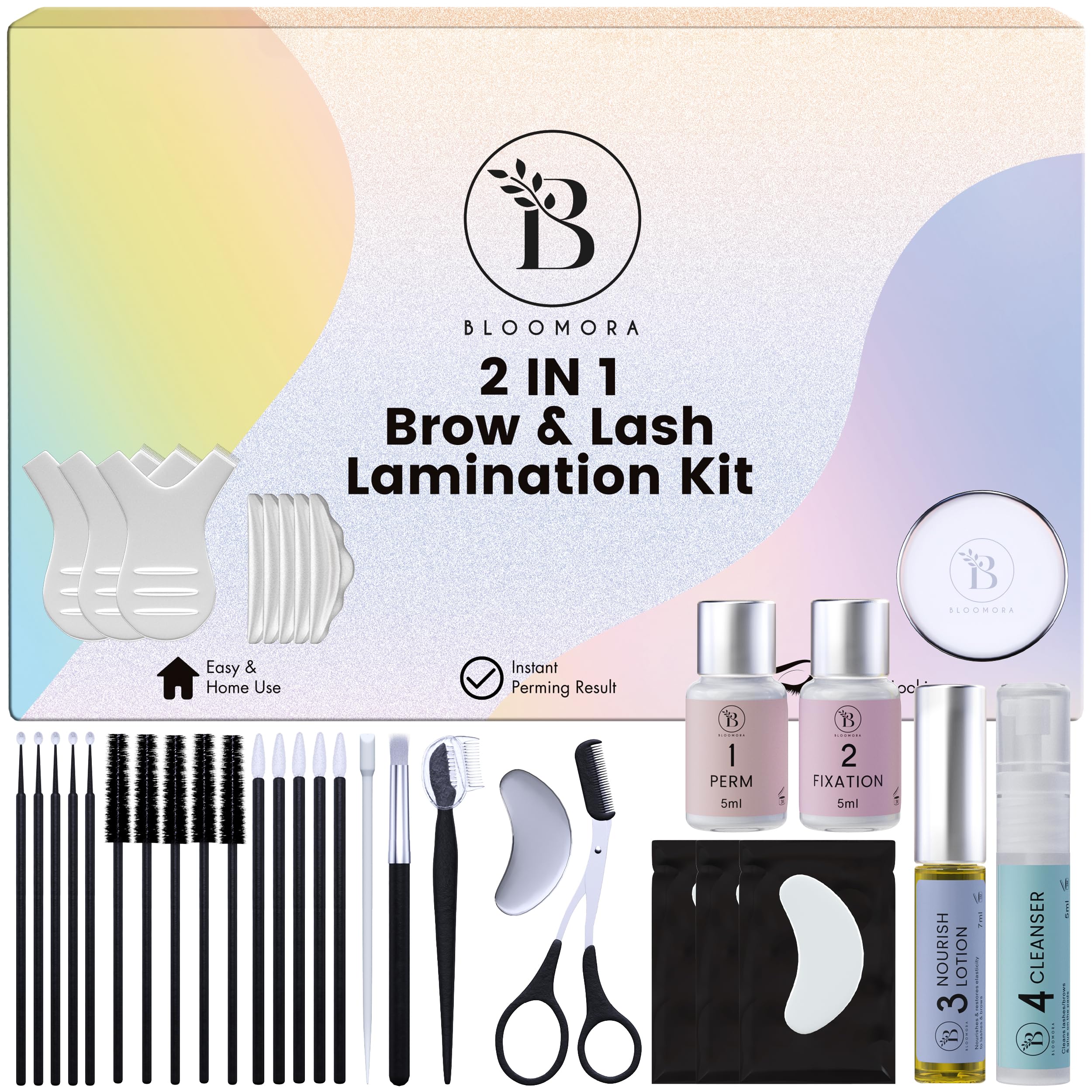 Amazon.com: Lash Lift, Brow Lamination Kit, 2-in-1 Eyelash and