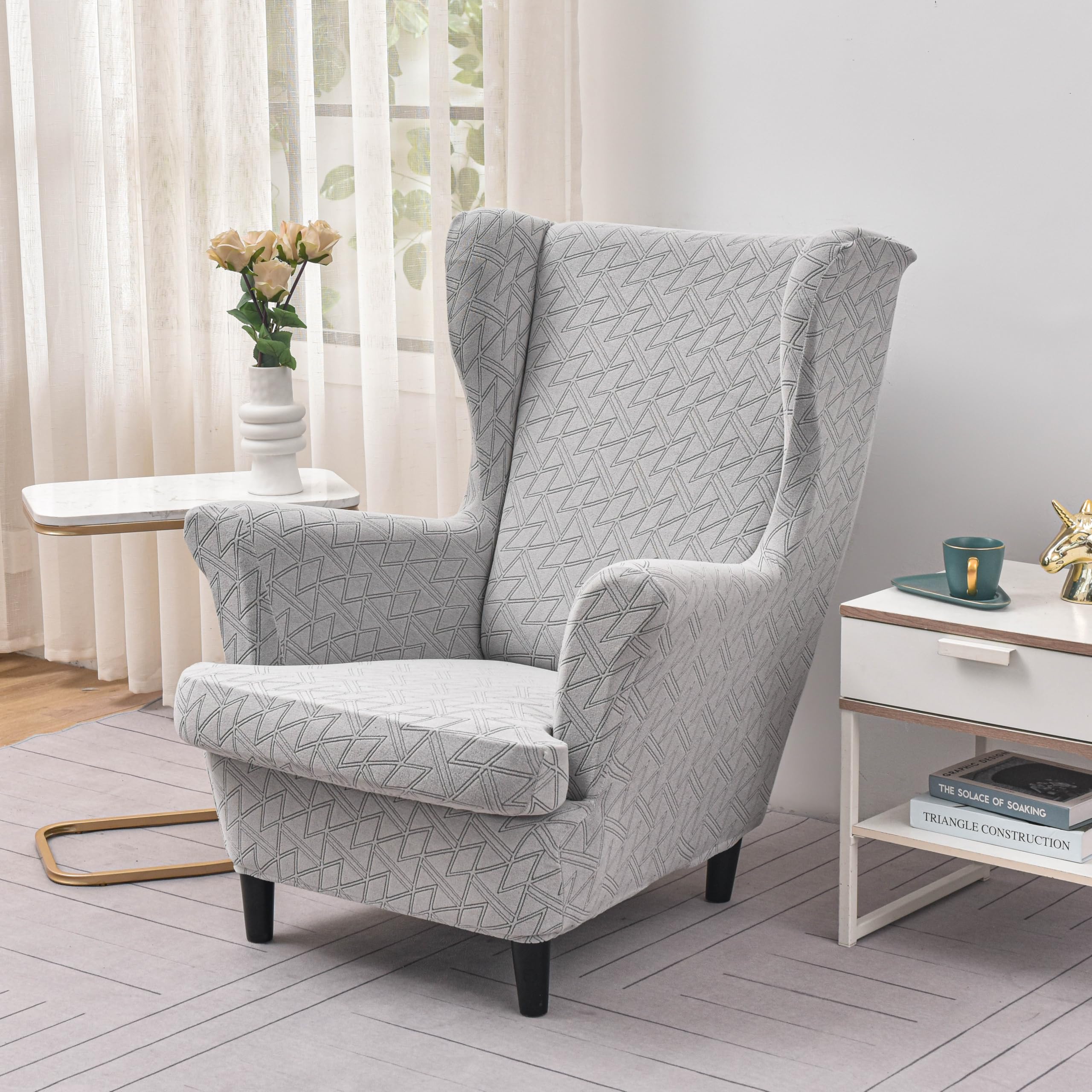 GKXLH Wingback Chair Covers - Image 4