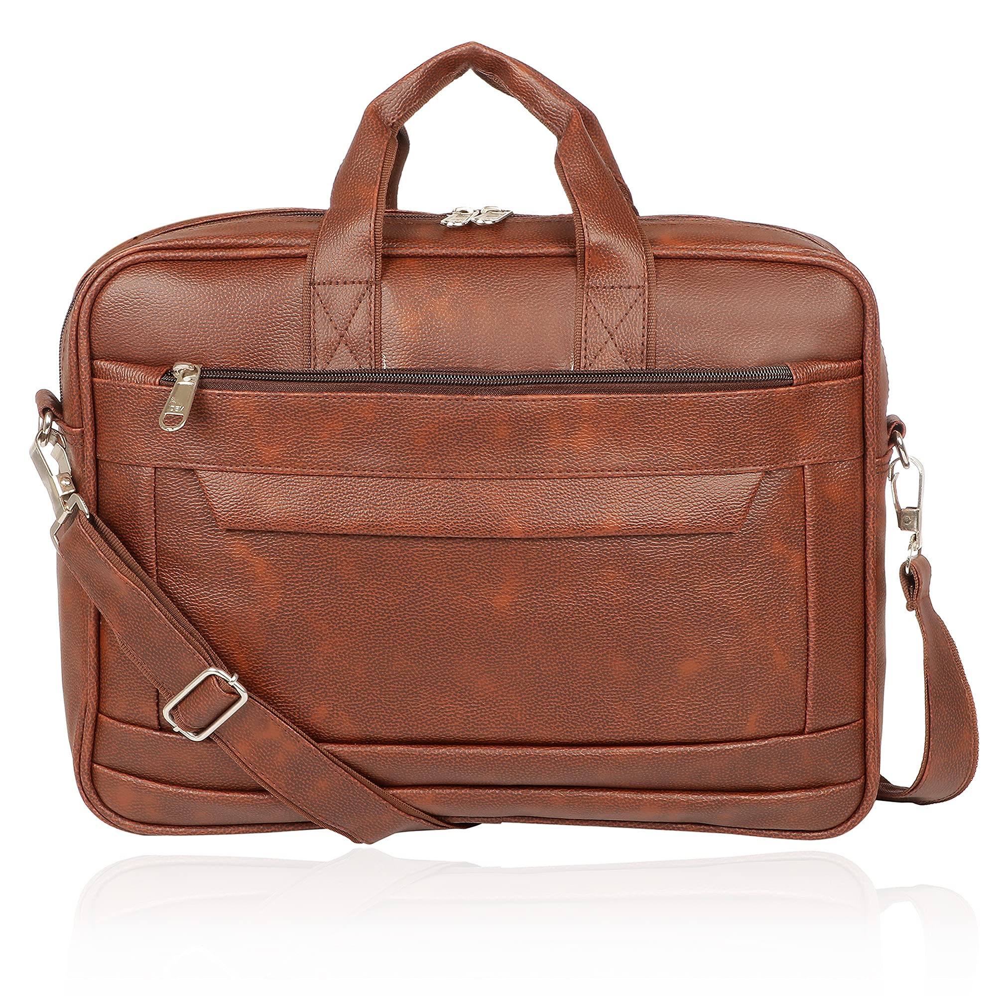 ROLEXO Synthetic Leather Laptop Bag, Mens 15.6 Inches 17.3 Inches Messenger Briefcase Business Satchel Computer Handbag Shoulder Bag,Brown (B09834YJZW) Amazon Price History, Amazon Price Tracker