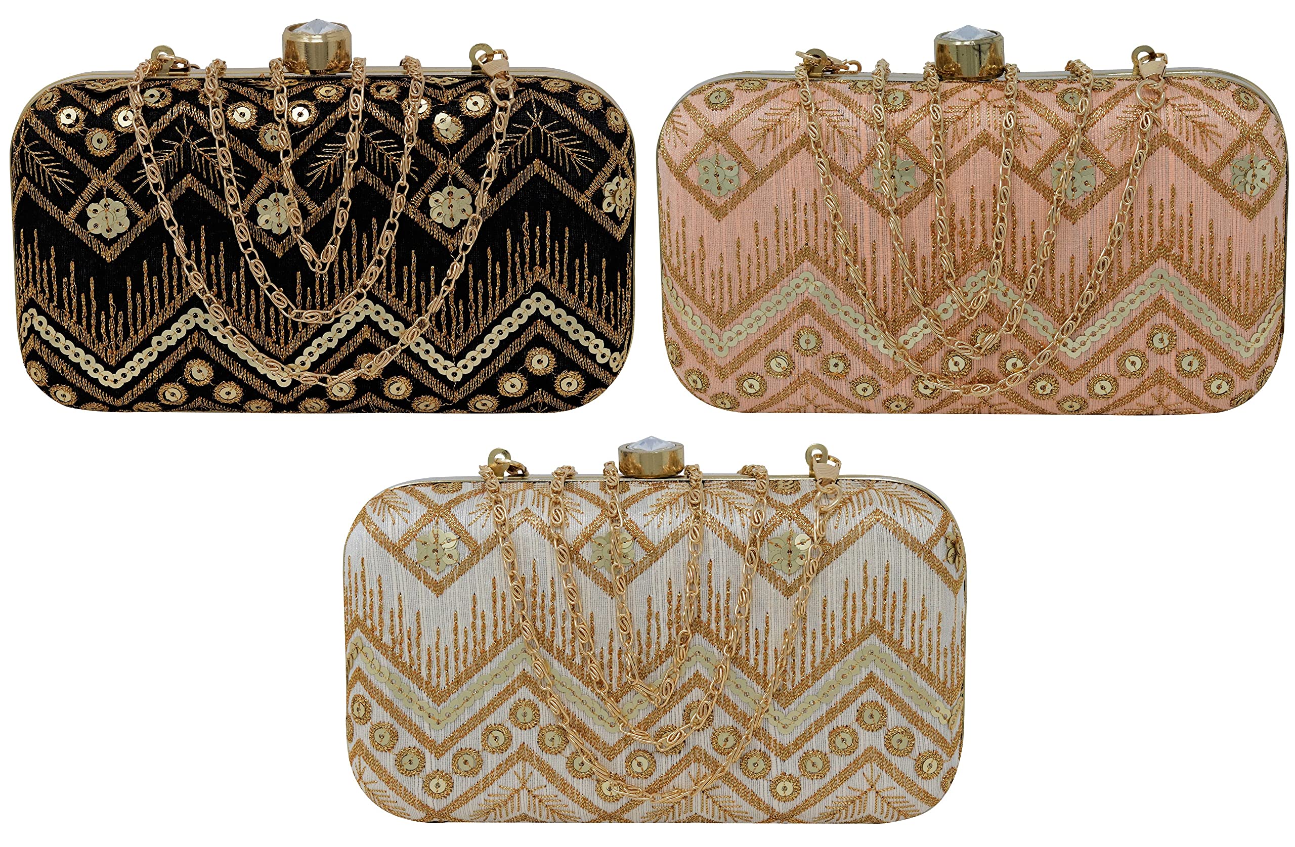Women and Girls Box Clutch Combo Set Bag-image-18