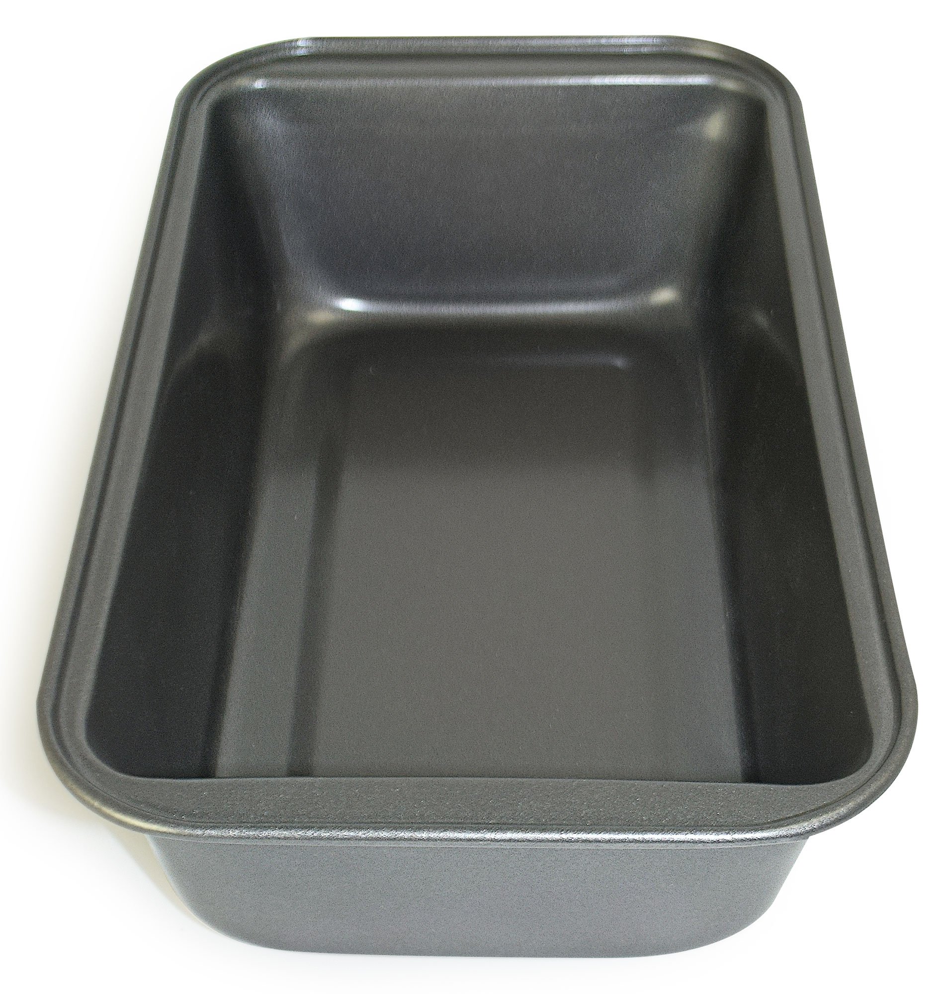 Ecolution Bakeins Medium Loaf Pan – PFOA, BPA, and PTFE Free Non-Stick Coating – Heavy Duty Carbon Steel – Dishwasher Safe – Gray – 8.5” x 4.375” x 2.5”