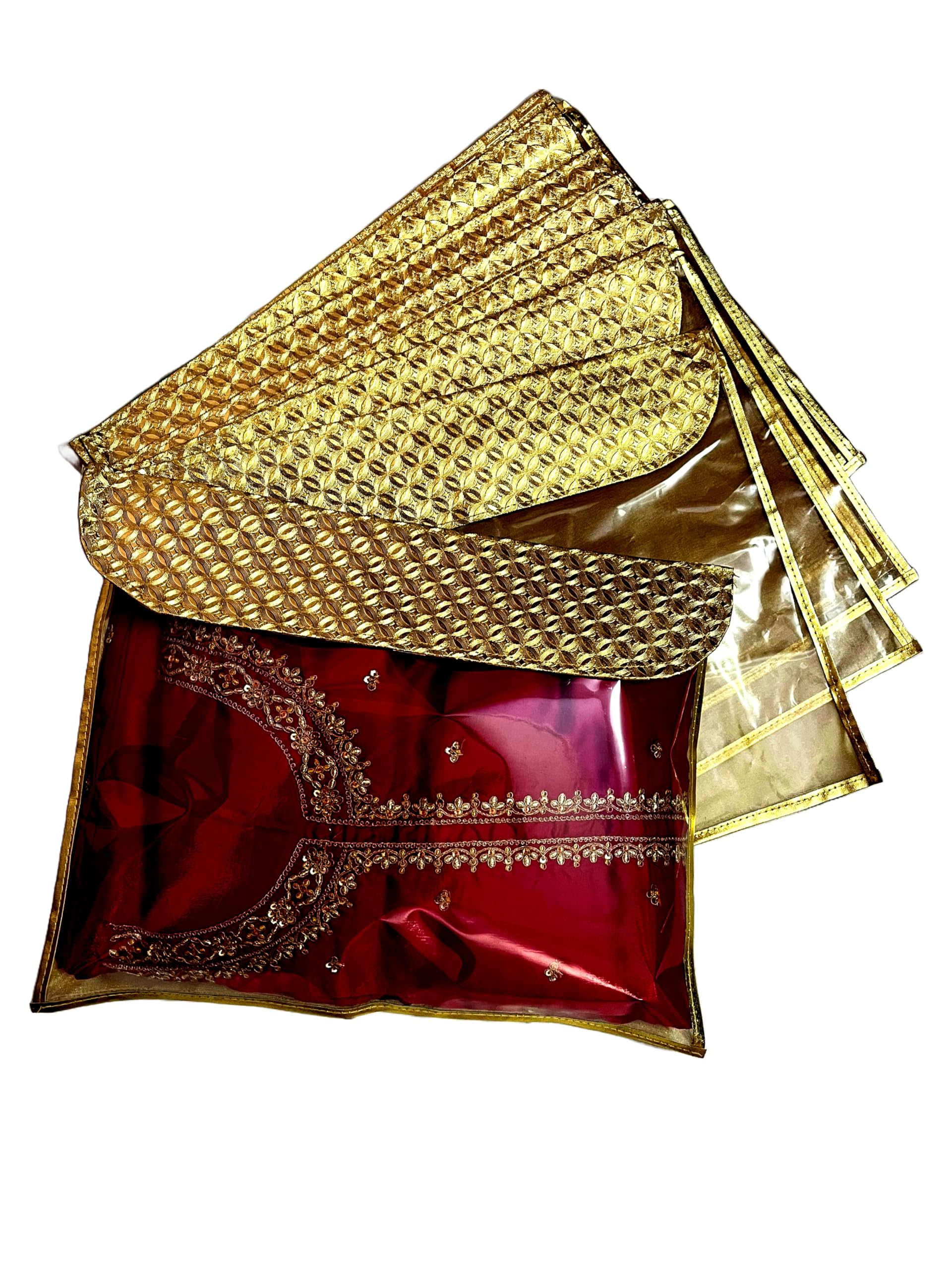 See full amazon price history chart for Sukhmani Flap Saree cover 5 Piece Single Saree/Suit Packing Golden Transparent Saree Cover/Saree Bag Organizer For Wardrobe Storage Or Wedding Gifting Sukhmani Flap Saree cover 5 Piece Single Saree/Suit Packing Golden Transparent Saree Cover/Saree Bag Organizer For Wardrobe Storage Or Wedding Gifting (B0CQD2W4CT) Amazon Price History, Amazon Price Tracker