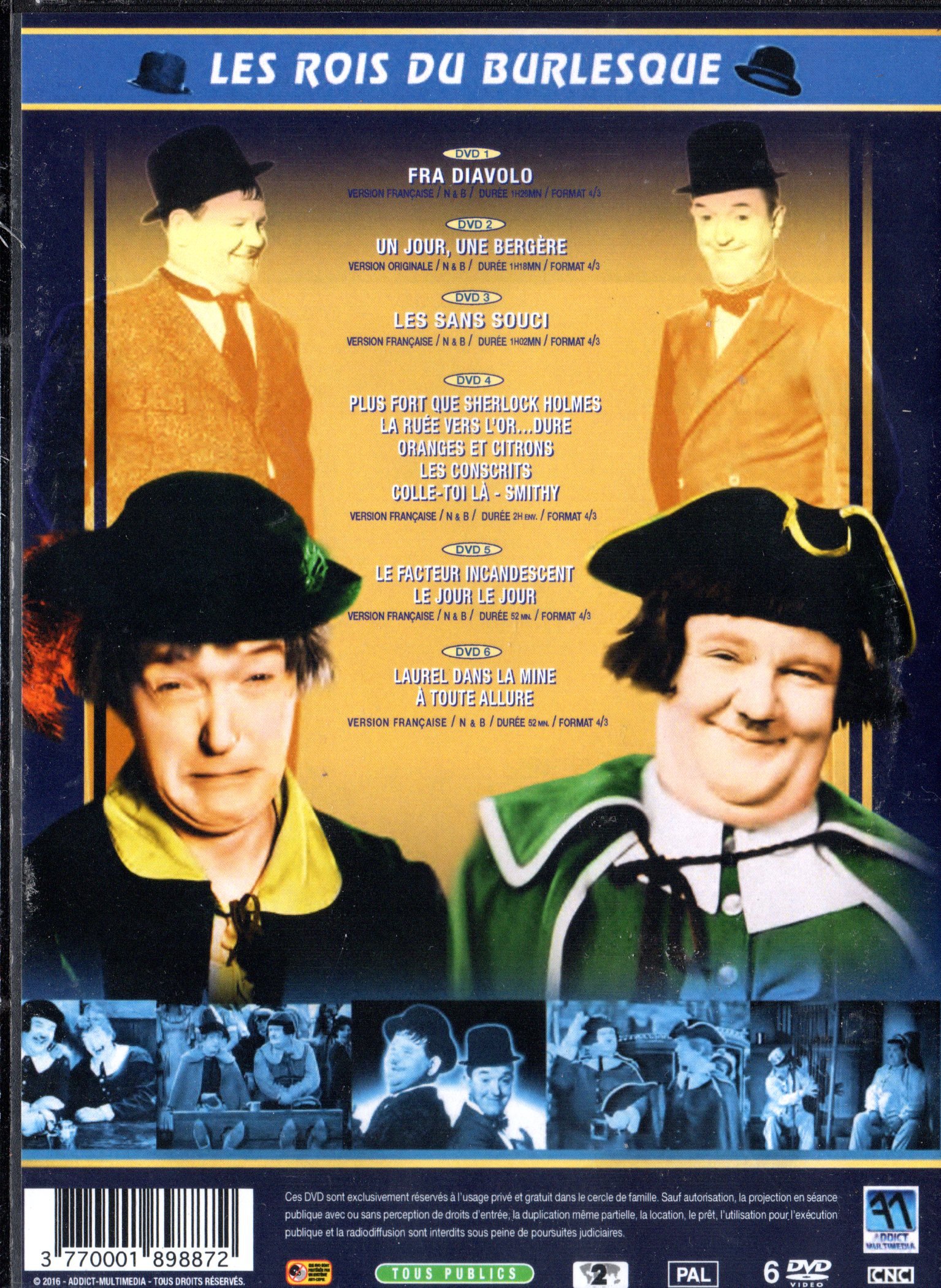 Stan Laurel & Oliver Hardy : 13 films