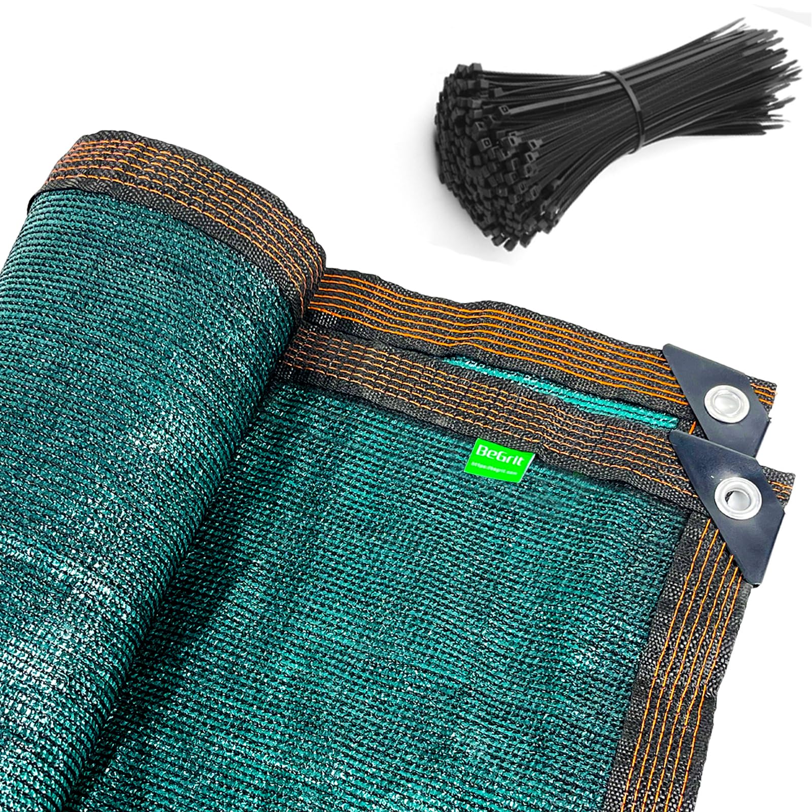 Rete Ombreggiante 1x3 Metri, Telone HDPE Anti-UV 90-95%, Con Occhielli, Per Giardino, Balcone, Piscina, Privacy
