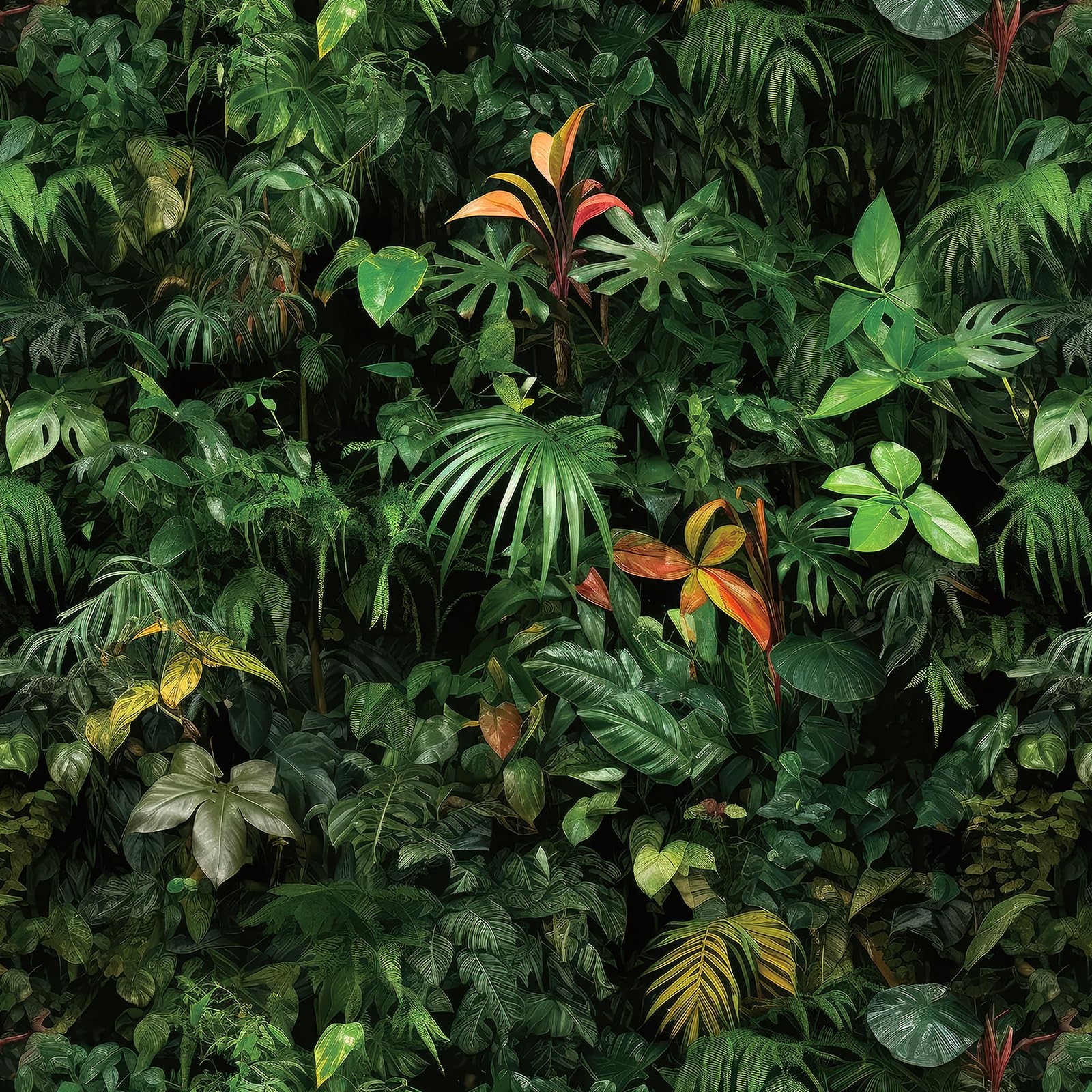 ReWallpaper Papier peint à décoller et à coller Motif forêt tropicale verte 44,5 cm x 3 m