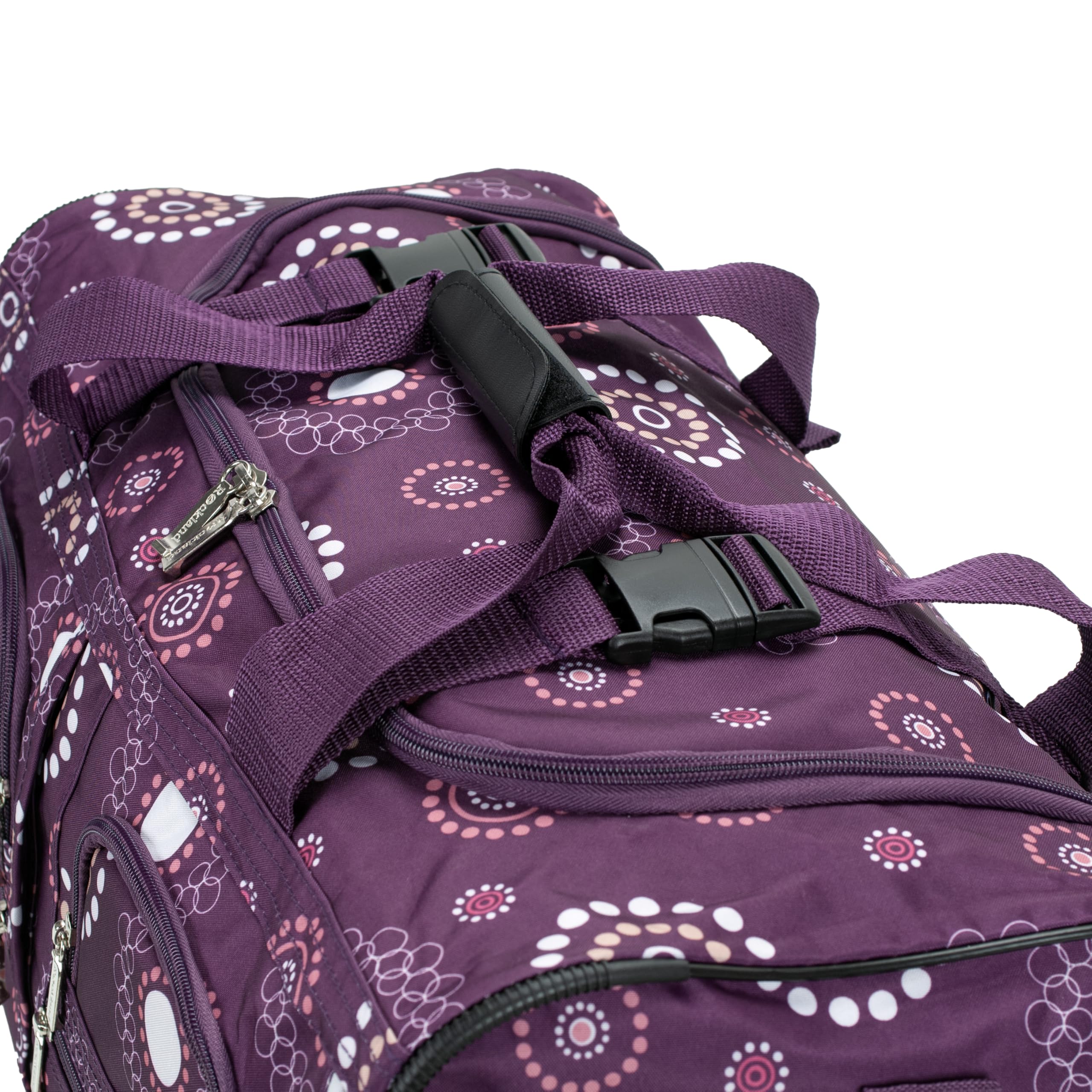 Rockland Sac de Sport à roulettes, Perle Violette, 55,9 cm (22"), Sac de Sport à roulettes