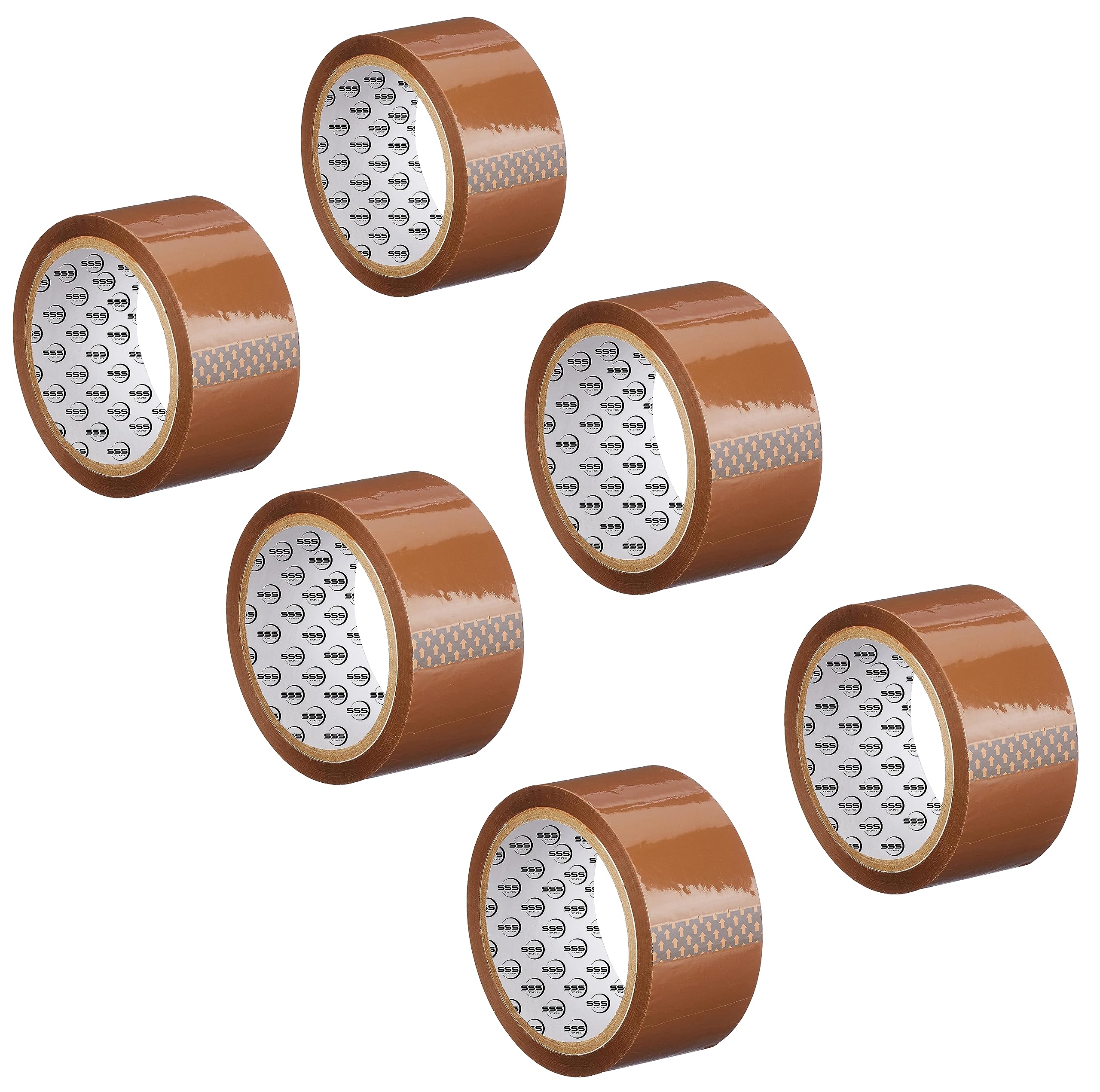SSS TAPES Self Adhesive Brown Tape - 65 Meters in Length - 48mm / 2" Width - 6 Rolls Per Pack - BOPP Industrial Packaging Tape for E-Commerce Box Packing, Office and Home use (B0CFQJ55Q6) Amazon Price History, Amazon Price Tracker