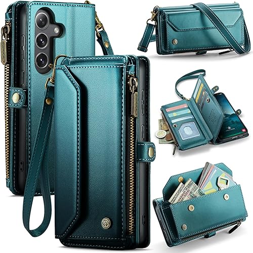 WAWZ for Samsung Galaxy S25 Plus/S24 Plus Case for Women Men Multi-Function Wall
