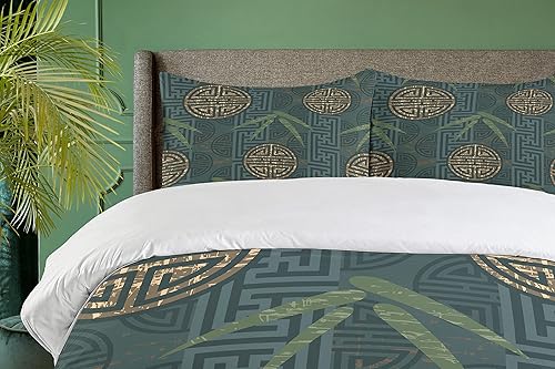 Miniatura 3 de Juegos de funda de edredón Ambesonne, disponibles en varios colores y tamaños