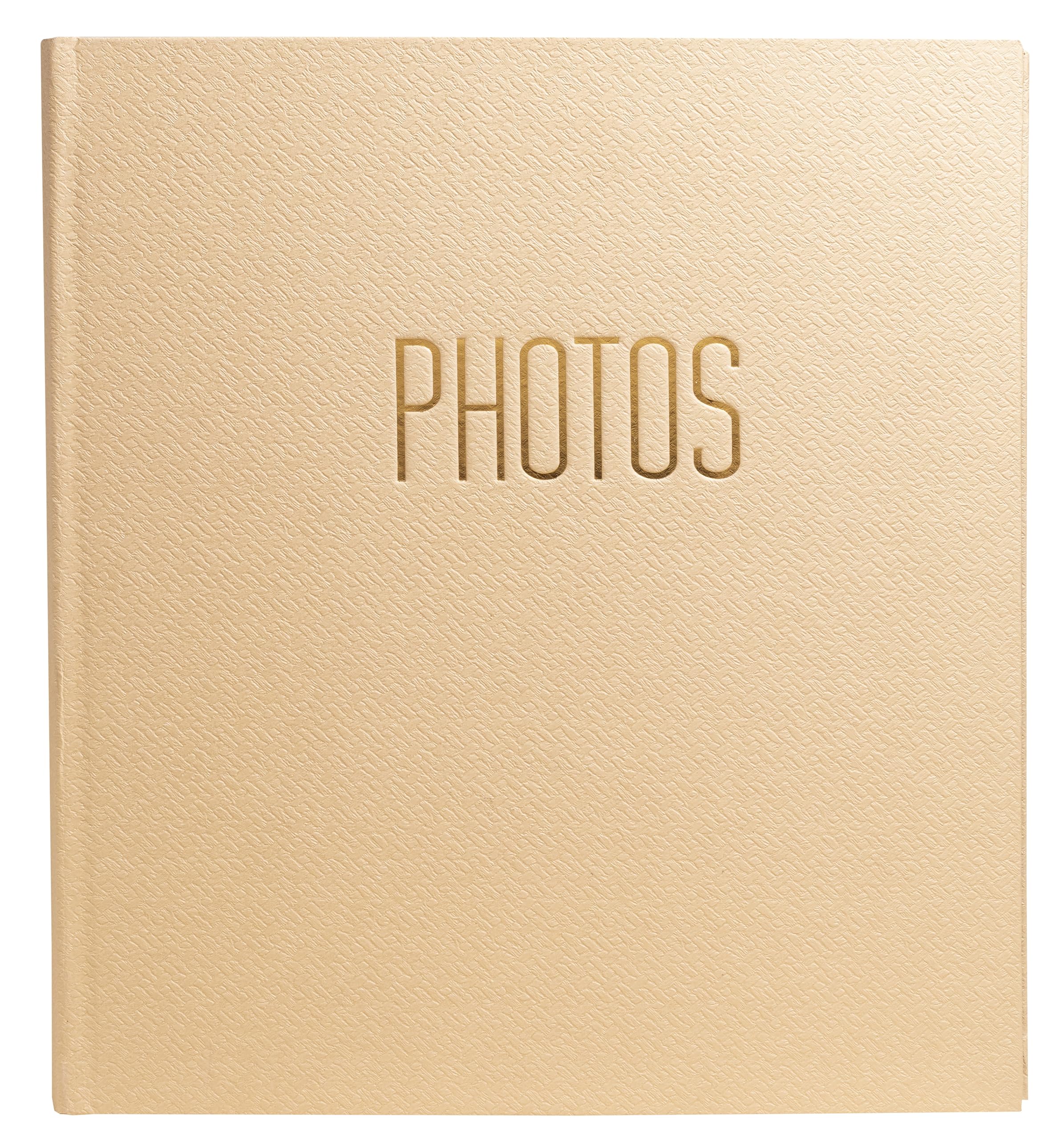 Exacompta Photo Album - 60 Sheets - Holds 300 Photos - Beige