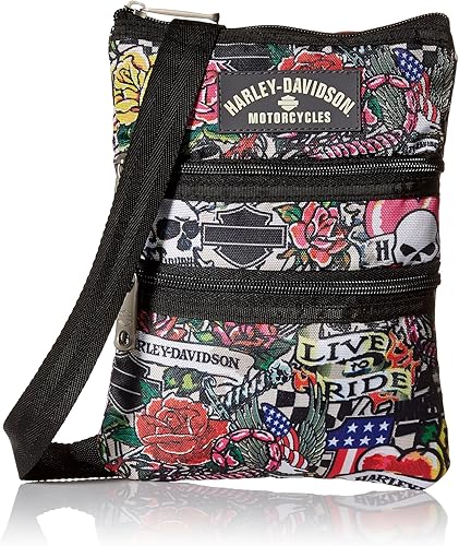 Harley Davidson X-body - Mochila bandolera Tattoo talla única Eslinga de cuerpo X
