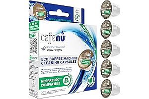 Caffenu Eco Nespresso Cleaning Capsules: Barista-Grade Nespresso Machine Cleaner