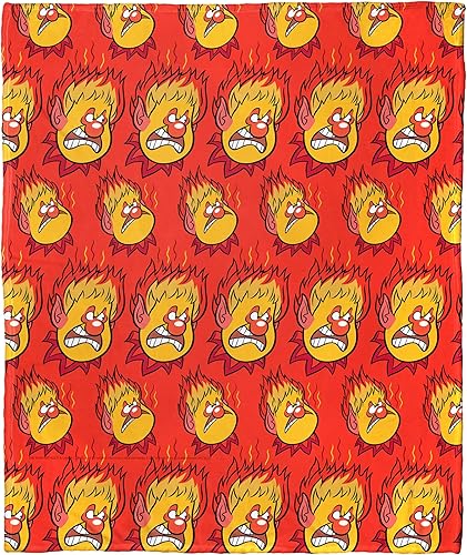 Miniatura 10 de Northwest The Year Without a Santa Claus Silk Touch - Manta de 50 x 60 pulgadas, Snowtown Showdown