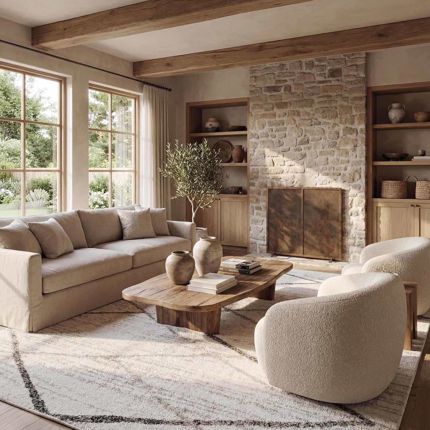 nuLOOM 5x8 Thigpen Contemporary Area Rug, Grey, Abstract Lines, Non-Slip Backing, Stain Resistant, For Bedroom, Dining Room, Living Room, Hallway, Office, Kitchen, Entryway