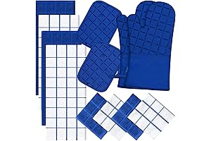 Royal Blue Kitchen Accessories: Oven Mitts, Pot Holders, Towels, Dishcloths