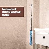 Vista 7 de Eyliden Trapeador con 2 Cabezales Reutilizables, Trapeador de Torsión de Fácil Escurrido, con Mango Largo de 57.5 Pulgadas, Trapeadores Húmedos