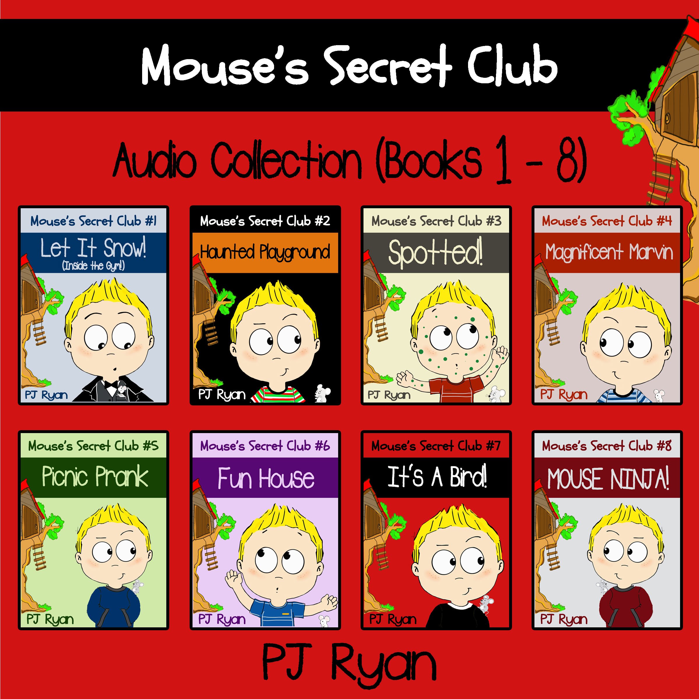 Cover art for Mouse's Secret Club Books 1-8