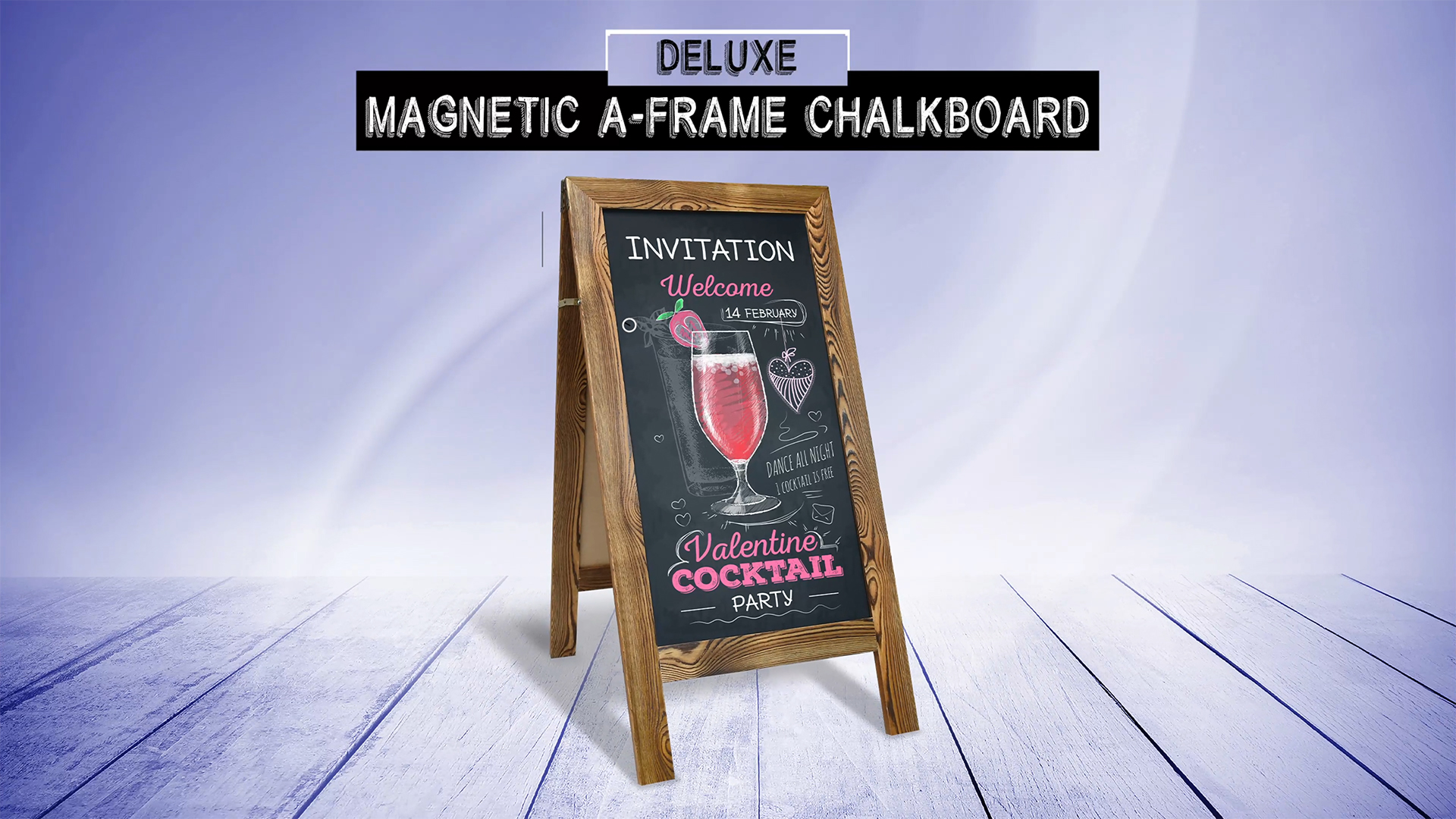 Amazon.com : Better Office Products Magnetic A-Frame Chalkboard