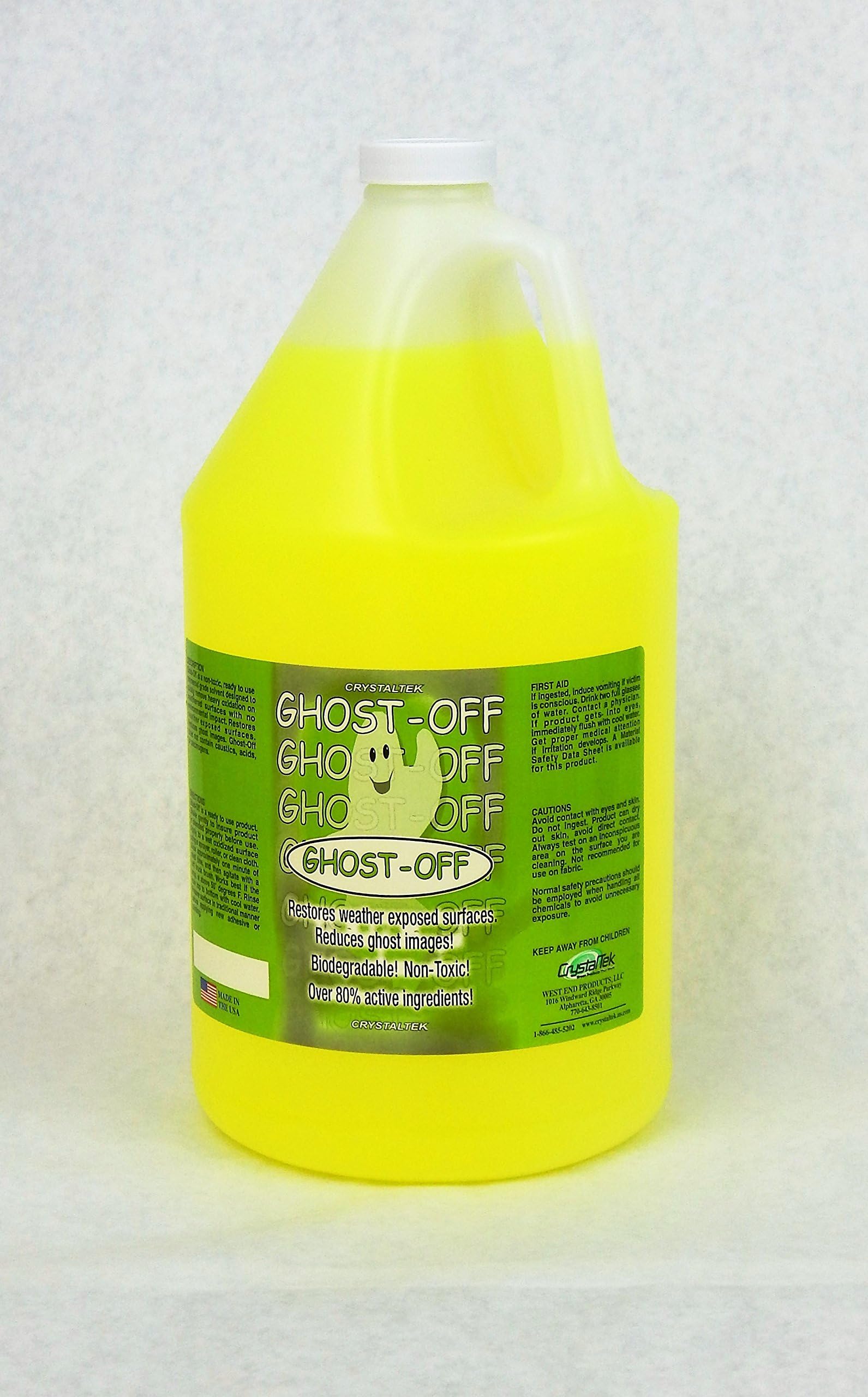 CrystalTek Ghost Off, Gallon, 128oz, 102128