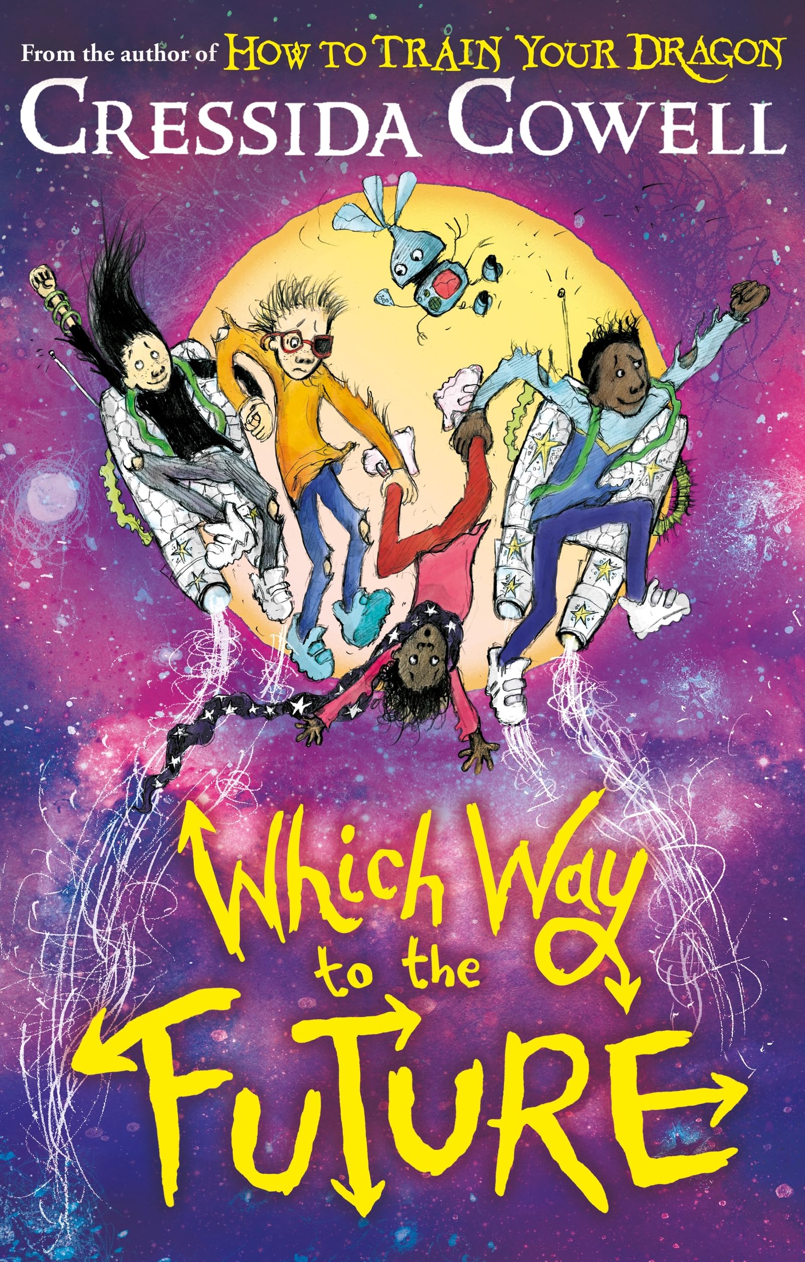 Signed Book - Which Way To The Future by Cressida Cowell First Edition 1st Print
