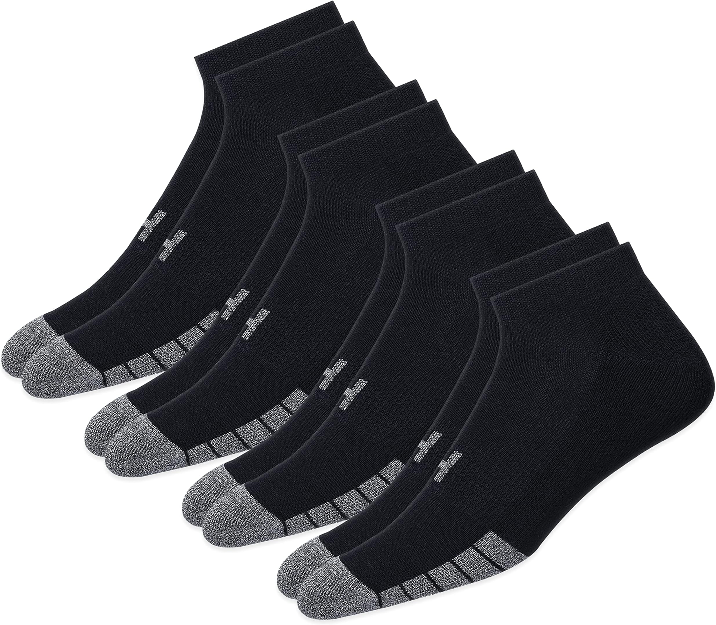 Ankle Socks Sports Cotton Cushion Socks for Men Women Unisex Low Cut Socks, Pack of 4, Free Size