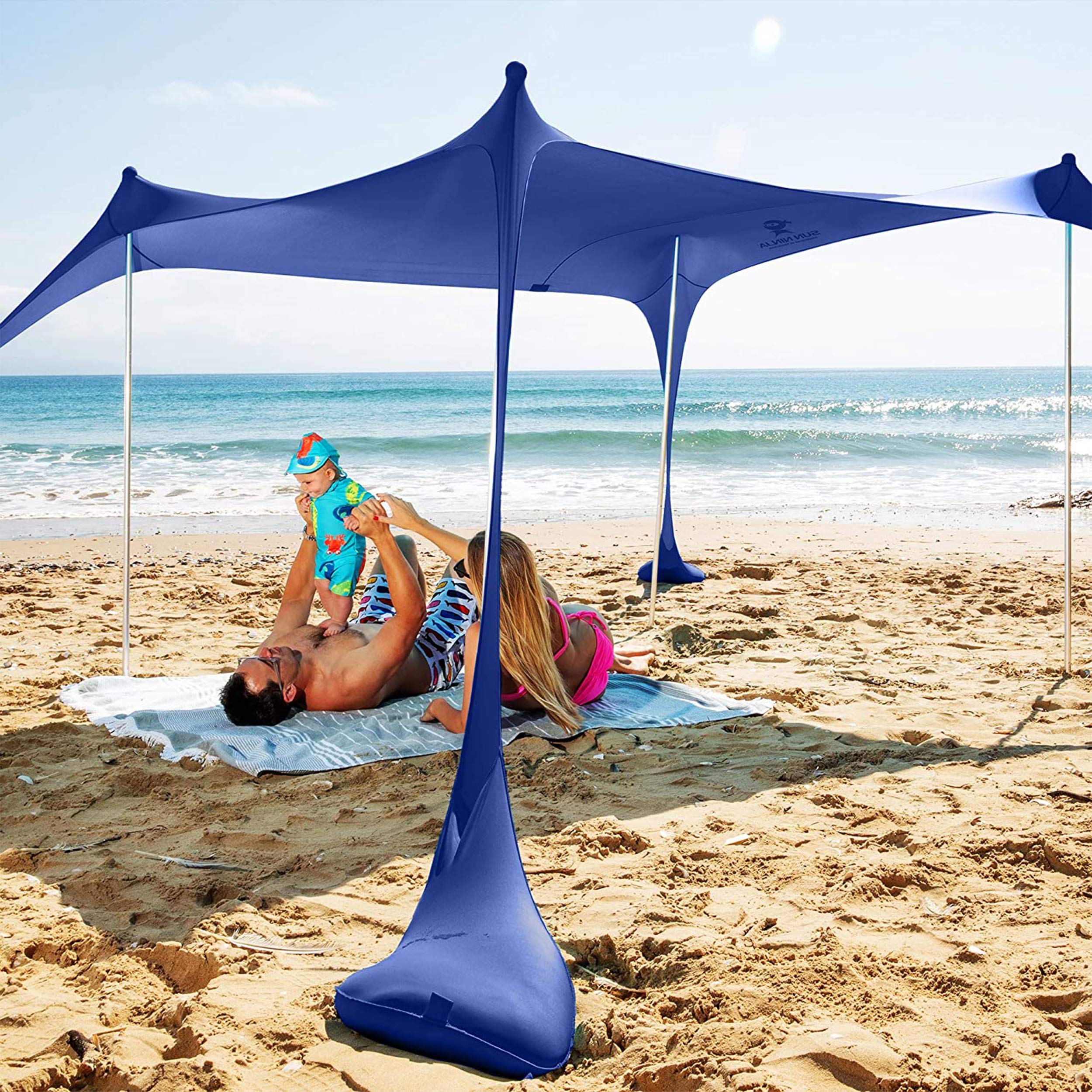 tent beach bermudas