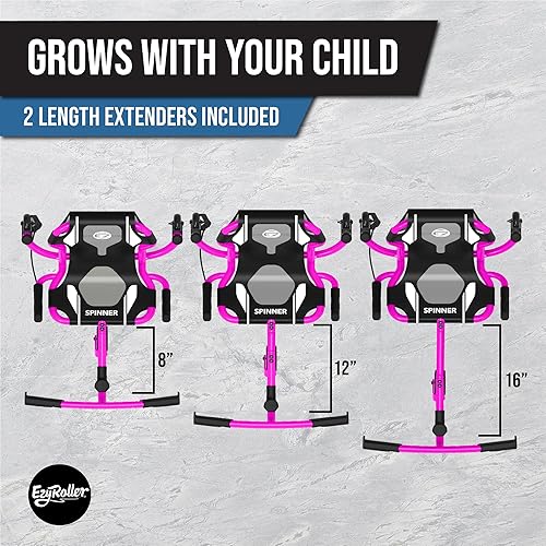 Miniatura 3 de EzyRoller Scooter giratorio para niños y adolescentes, juguete de paseo al aire libre con ruedas giratorias para deriva y giro apretado, hasta 150