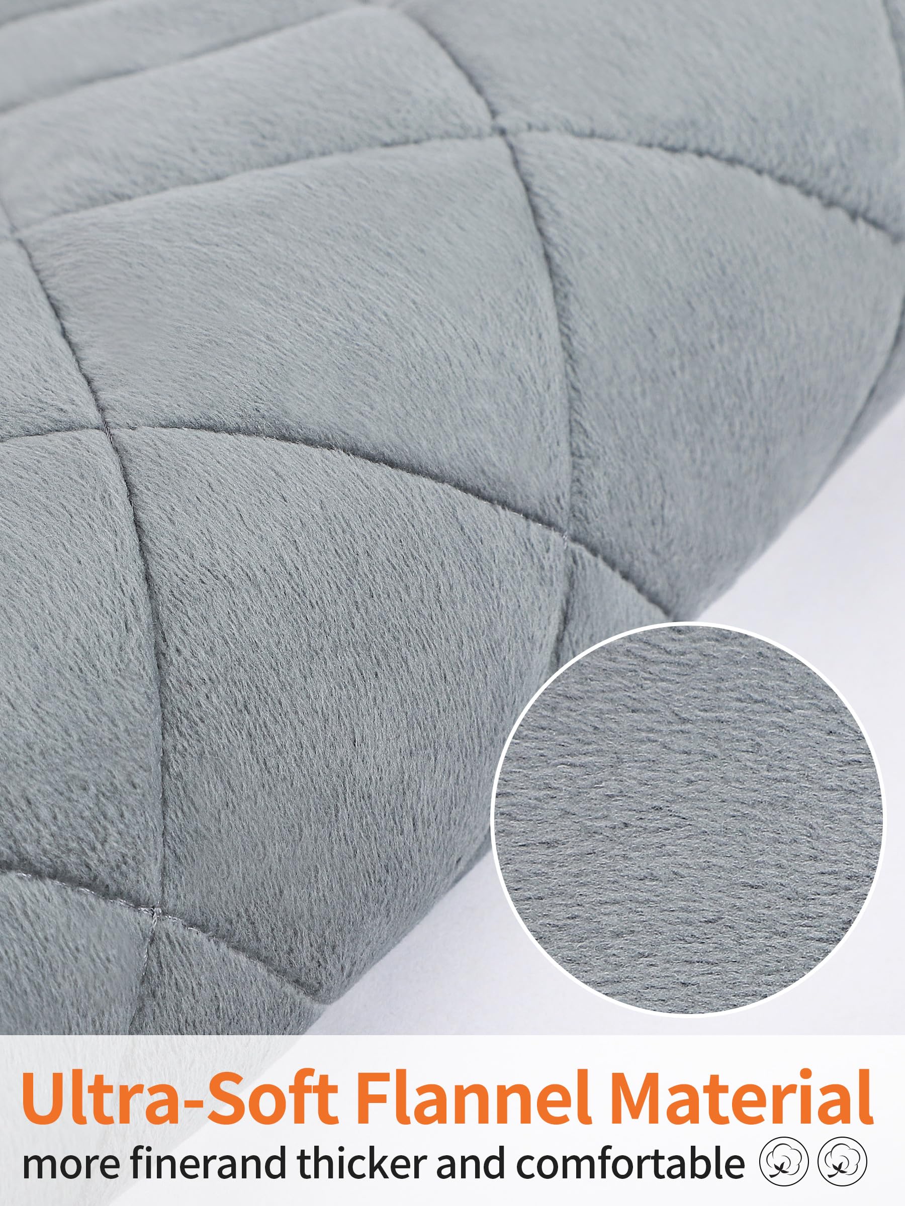 Coussin Chauffant avec 10000 mAh Batterie Sans Fil,2.29lb Gravité 60 x 30cm