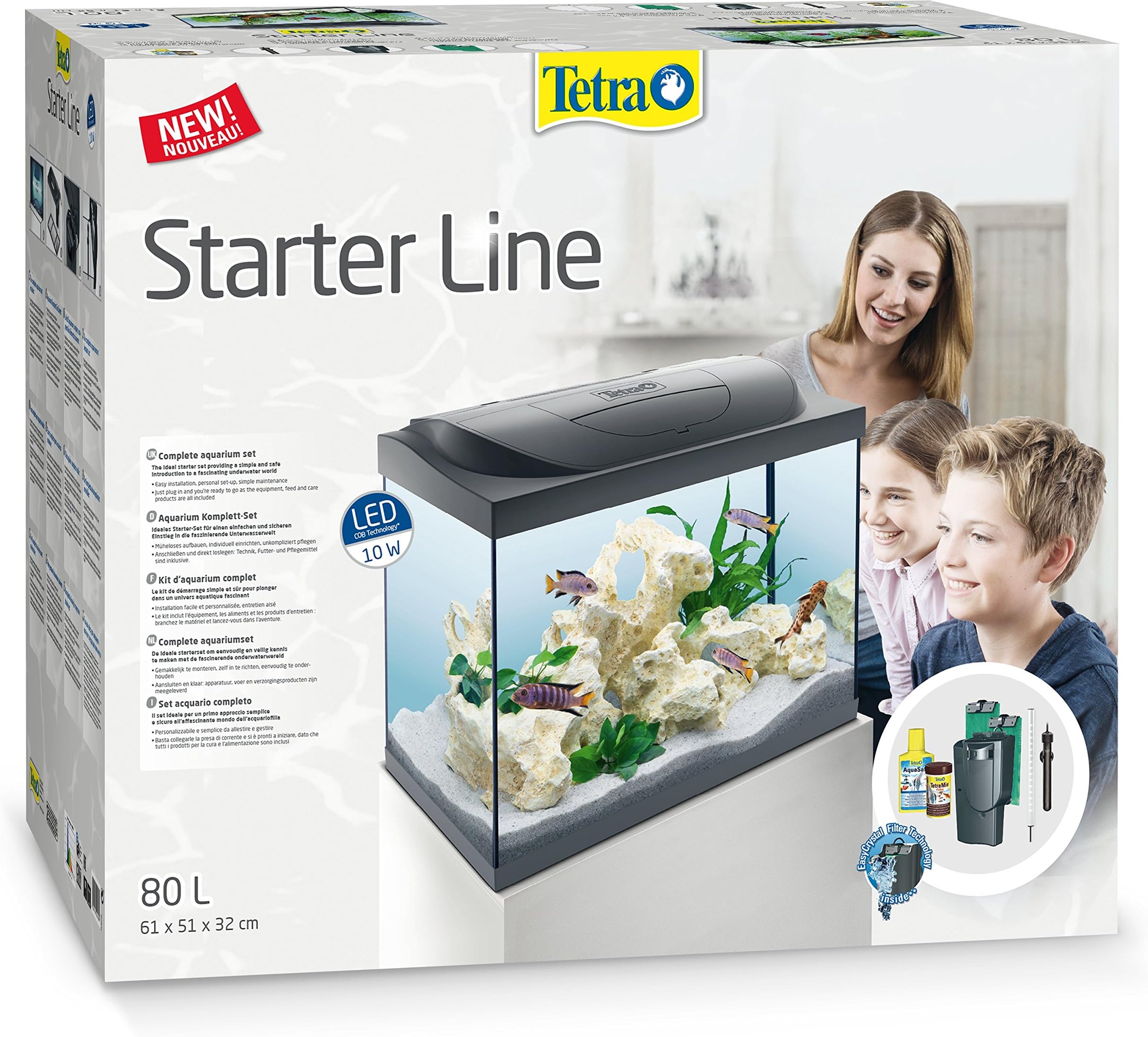 Tetra Starter Line Aquarium, 80 Litre