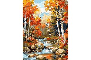 Meothan Fall Paint by Number Kits for Adults