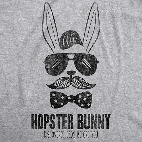 Miniatura 2 de Camiseta para hombre hipster Bunny Egg Hunt divertida Pascua Millenial Rabbit Novedad