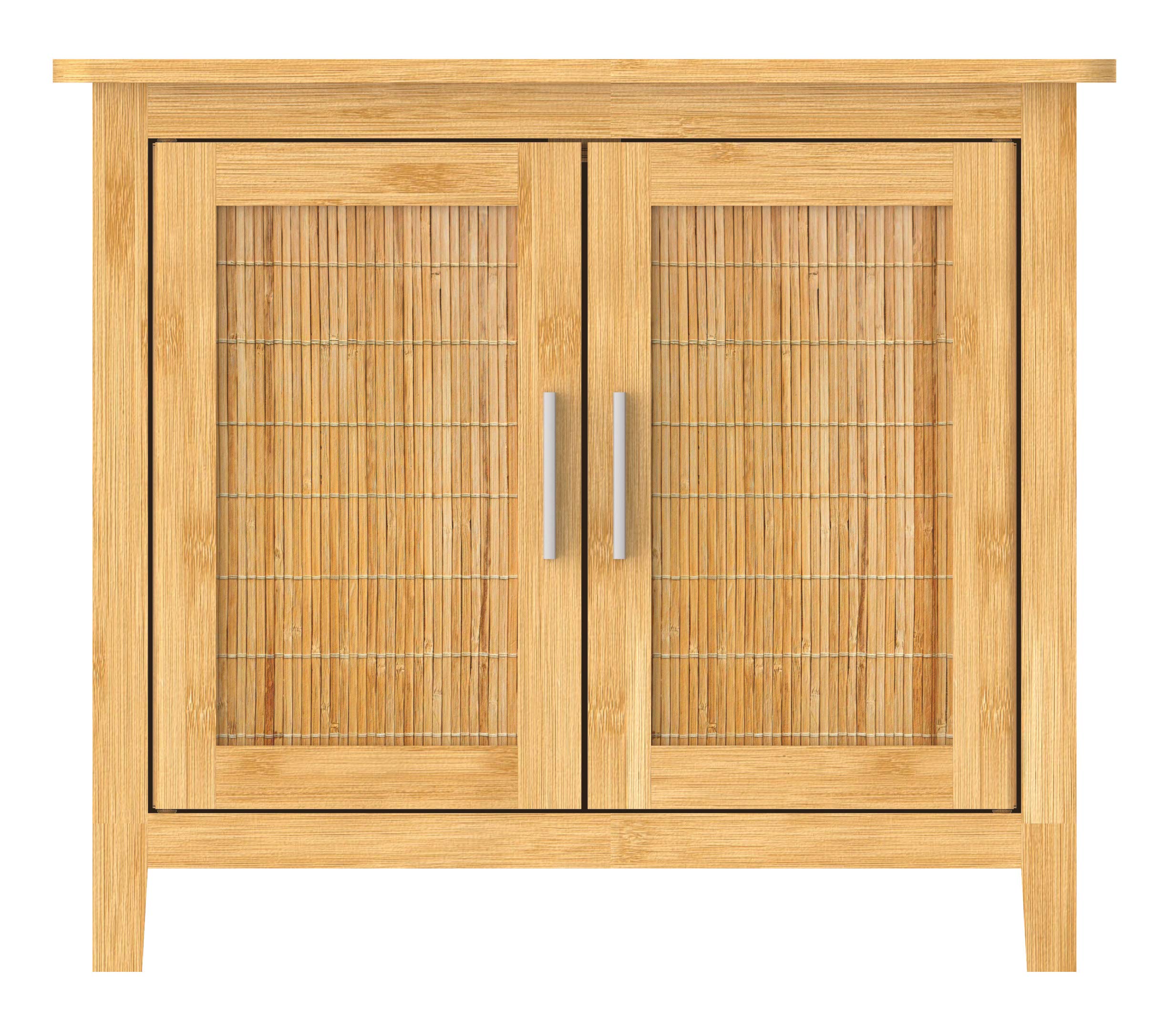 EISL ESL bambusowe meble łazienkowe szafka pod umywalkę bambusowa 67 x 60 x 30 cm brązowa