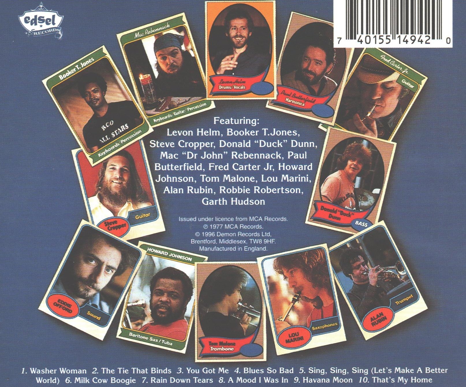 Levon Helm and the Rco Allstars