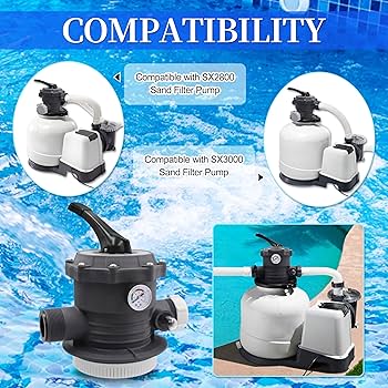 ウェルターラッシャー Amazon.com: 11496 6-Way Valve Replacement for Intex 14 and