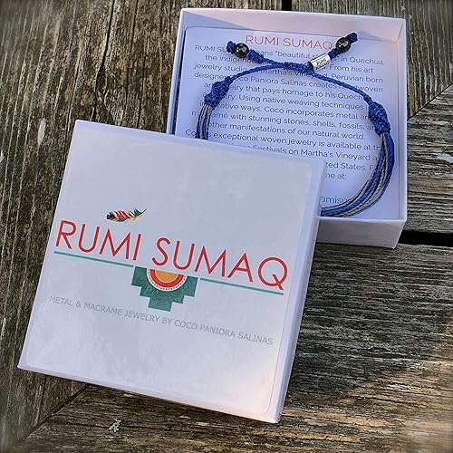 Miniatura 5 de Type 1 Diabetes Awareness Bracelet Blue and Gray Awareness Ribbon for T1D Awareness Type One Diabetes Juvenile Diabetes Handmade by RUMI SUMAQ Cause