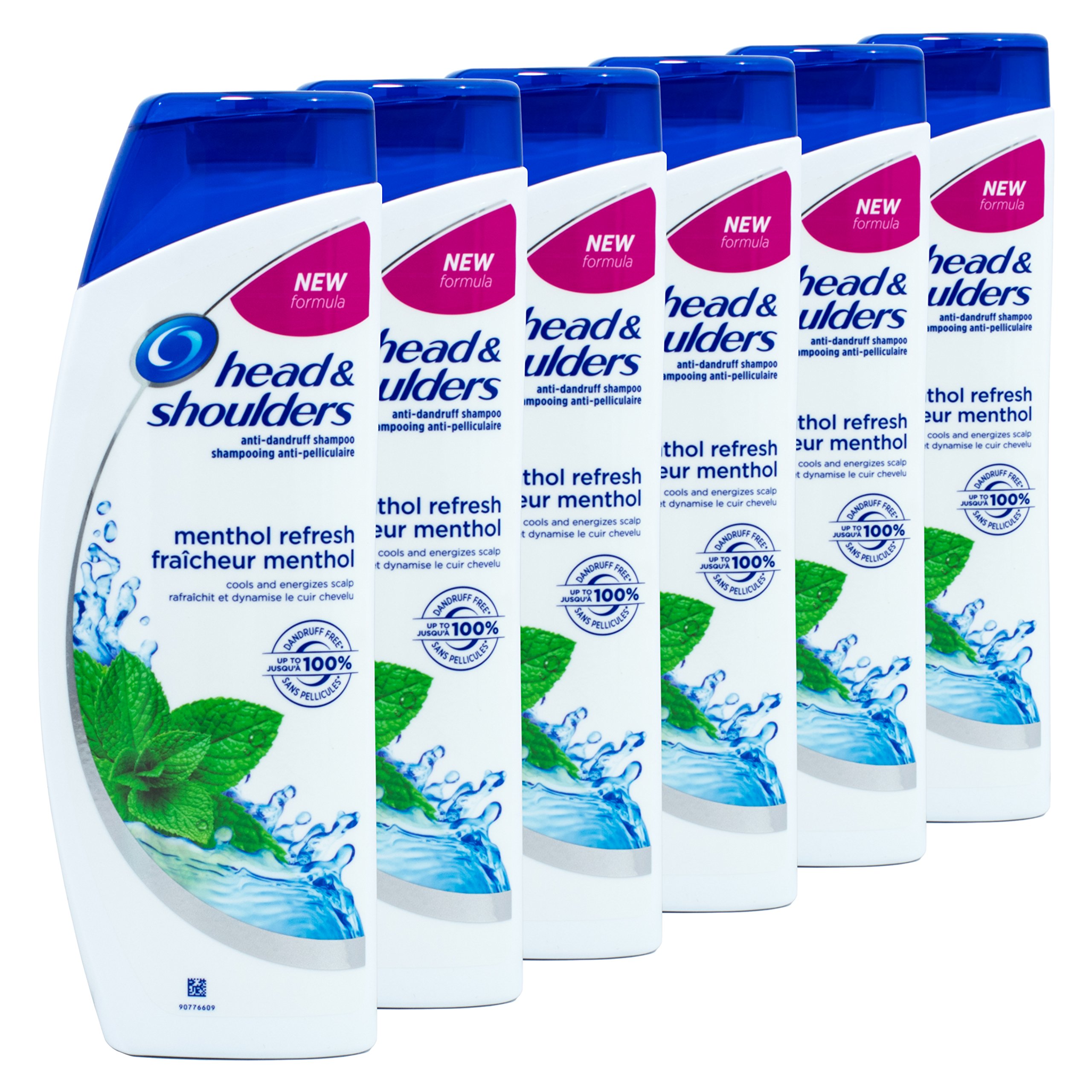 6x head & shoulders Menthol Fresh Shampoo – 400 ml