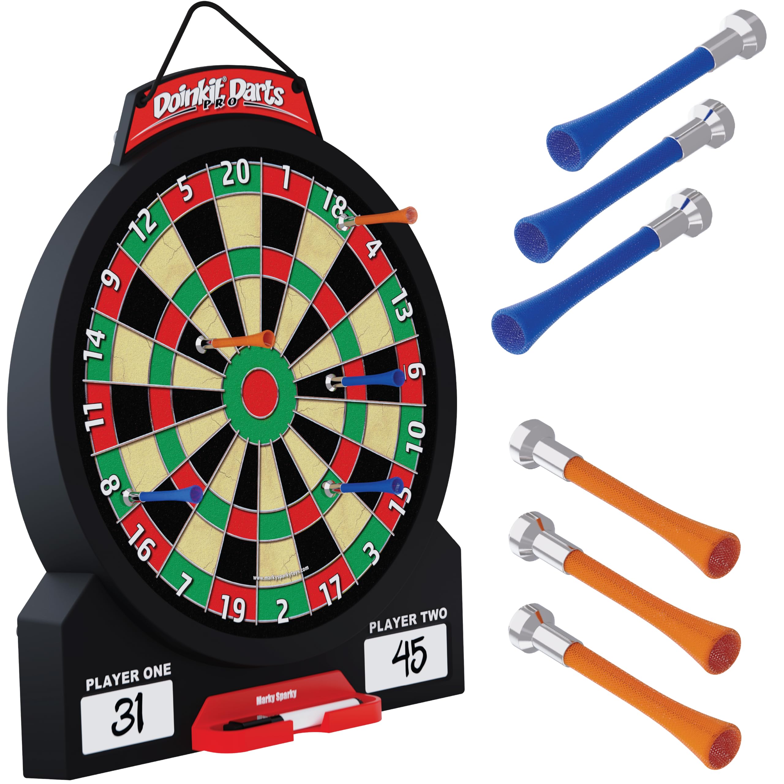 Doinkit Darts - Magnetic Dart Board - 3 Premium Designs - Kid Safe Durable Doinkit Magnetic Darts - Fun Indoor Wall Game for Boys and Girls or Adult Game Room