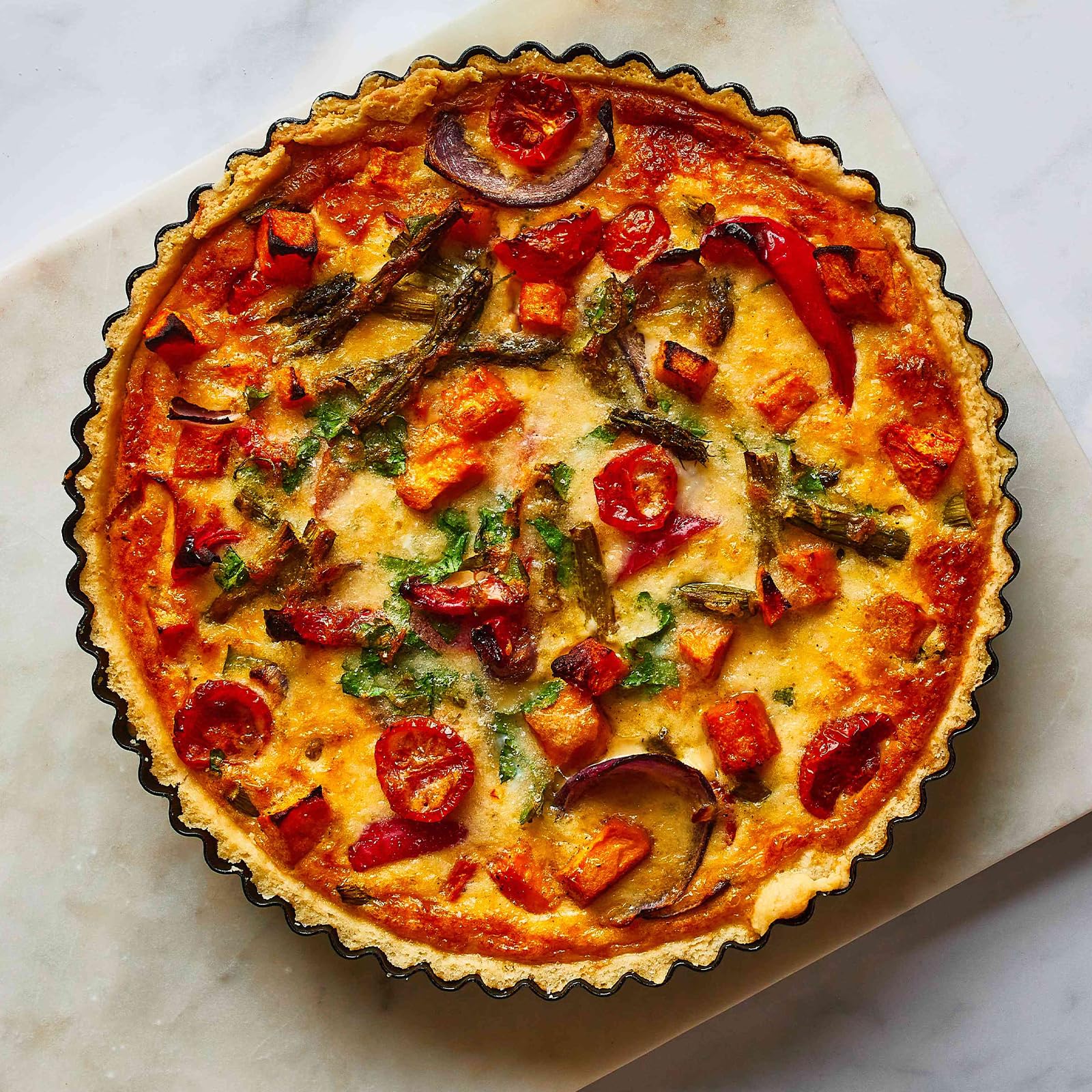 3 formy do tarty 22 cm z podnoszonym dnem, forma do quiche z pow?ok? zapobiegaj?c? przywieraniu, do quiche, do quiche, tarty, ciasta, 3 sztuki
