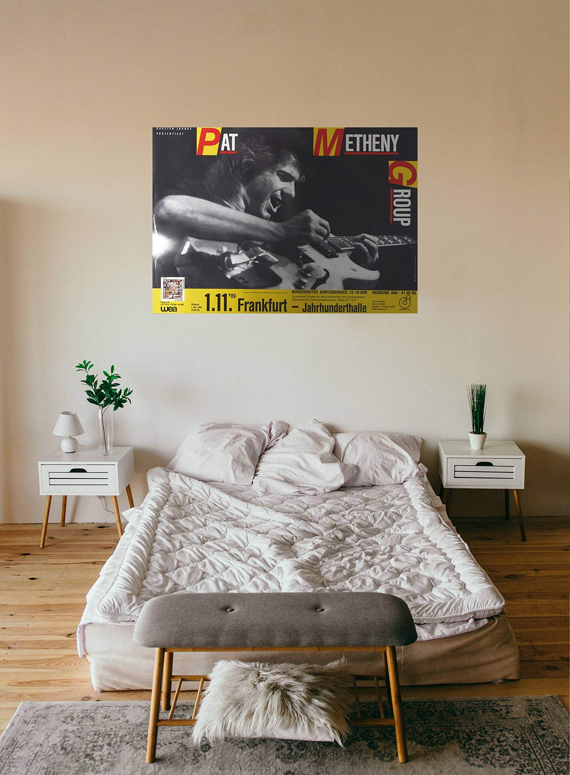 Pat Metheny - Letter from Home, Frankfurt 1989 » Konzertplakat/Premium Poster | Live Konzert Veranstaltung | DIN A1 «