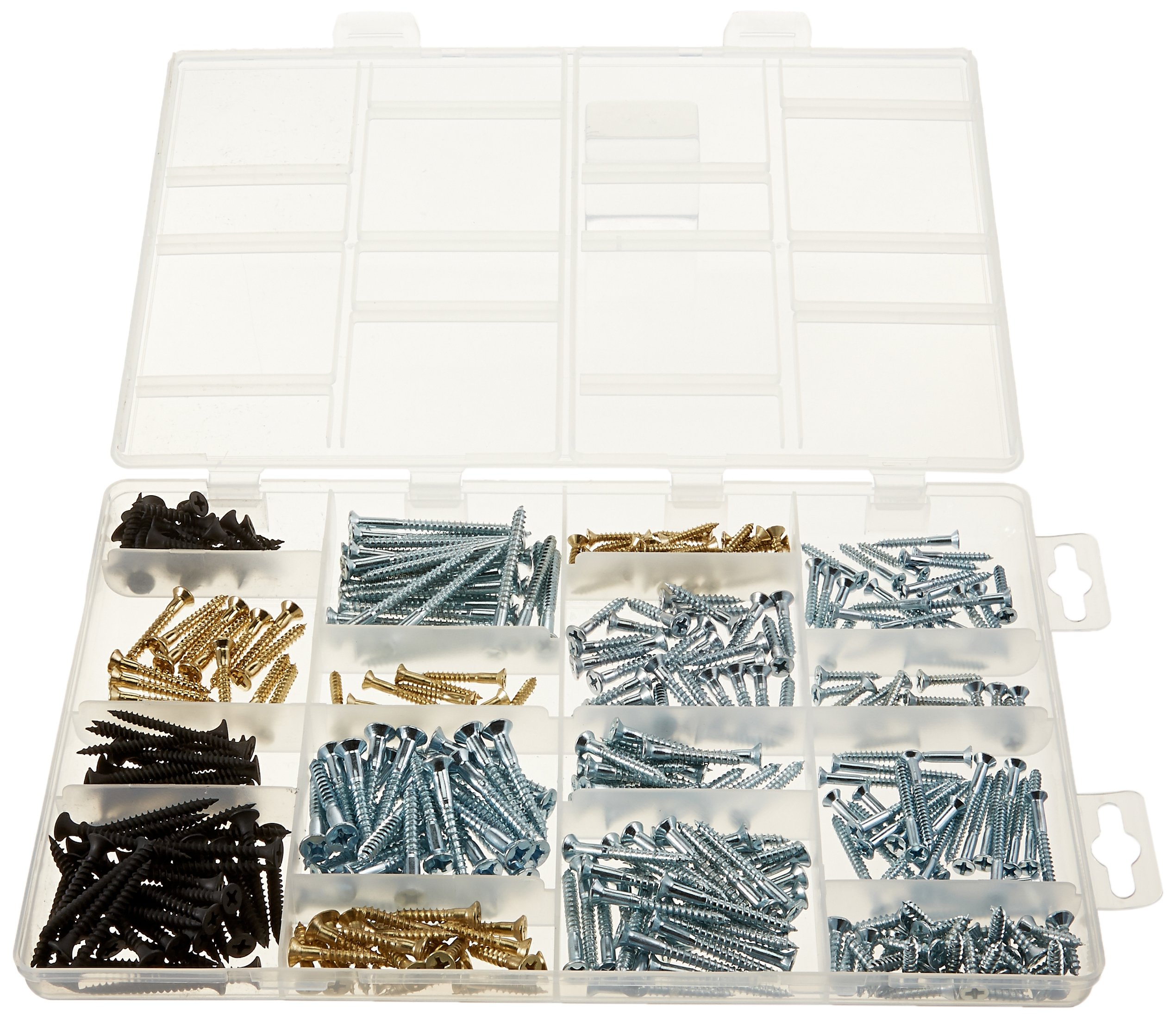 Amazon.com: The Hillman Group 130280 Large Assorted Wood Screw Kit