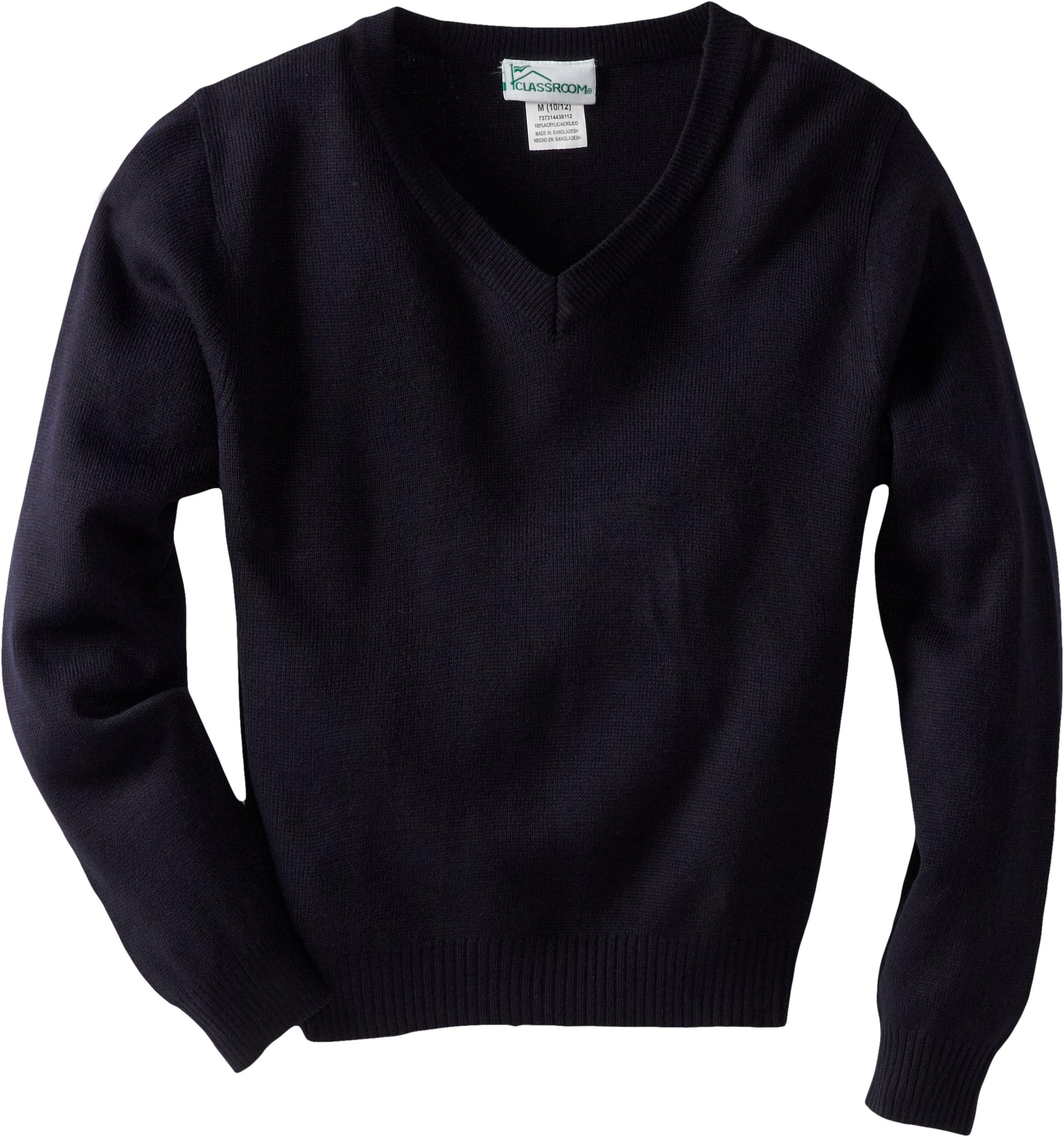 Classroom School UniformsBig Kid Long Sleeve V-Neck Sweater 56702