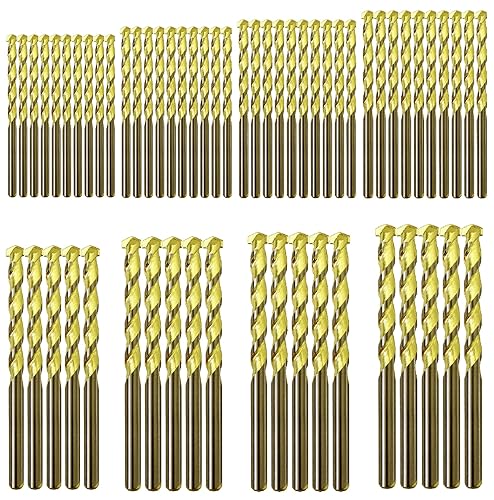 Miniatura 8 de Juego de brocas para mampostería de 18 pulgadas, punta de carburo, flauta dorada para hormigón, 10 unidades